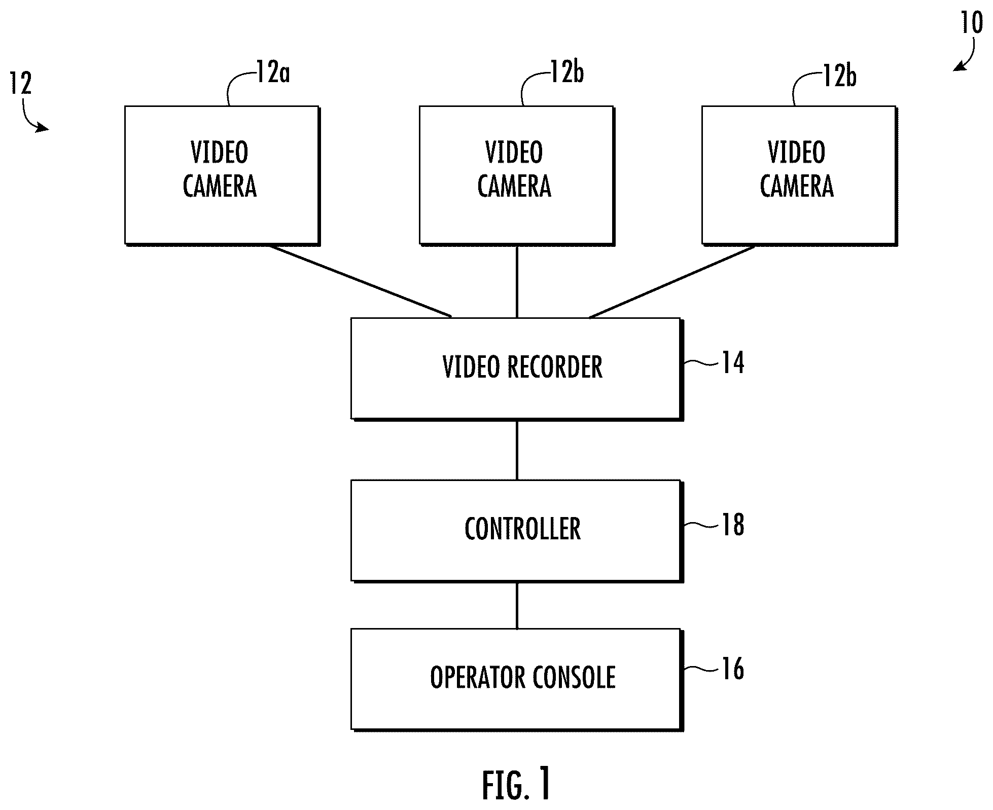 Patent US12586381 — Method and system for operating a video surveillance system including predicting and displaying possible future activity of a person of interest — Figure 1