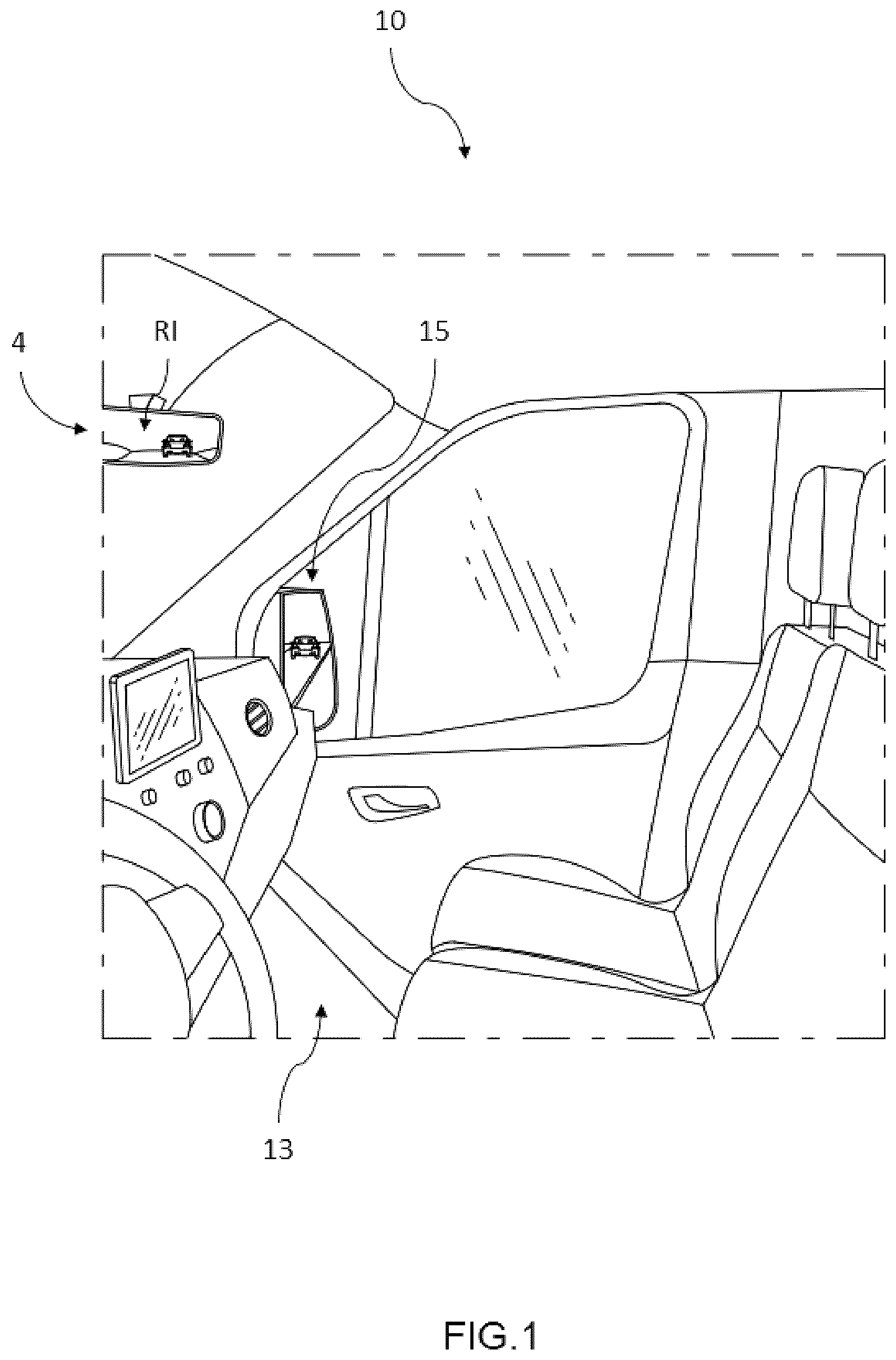 Patent US12586383 — Camera monitor system, vehicle and method — Figure 1