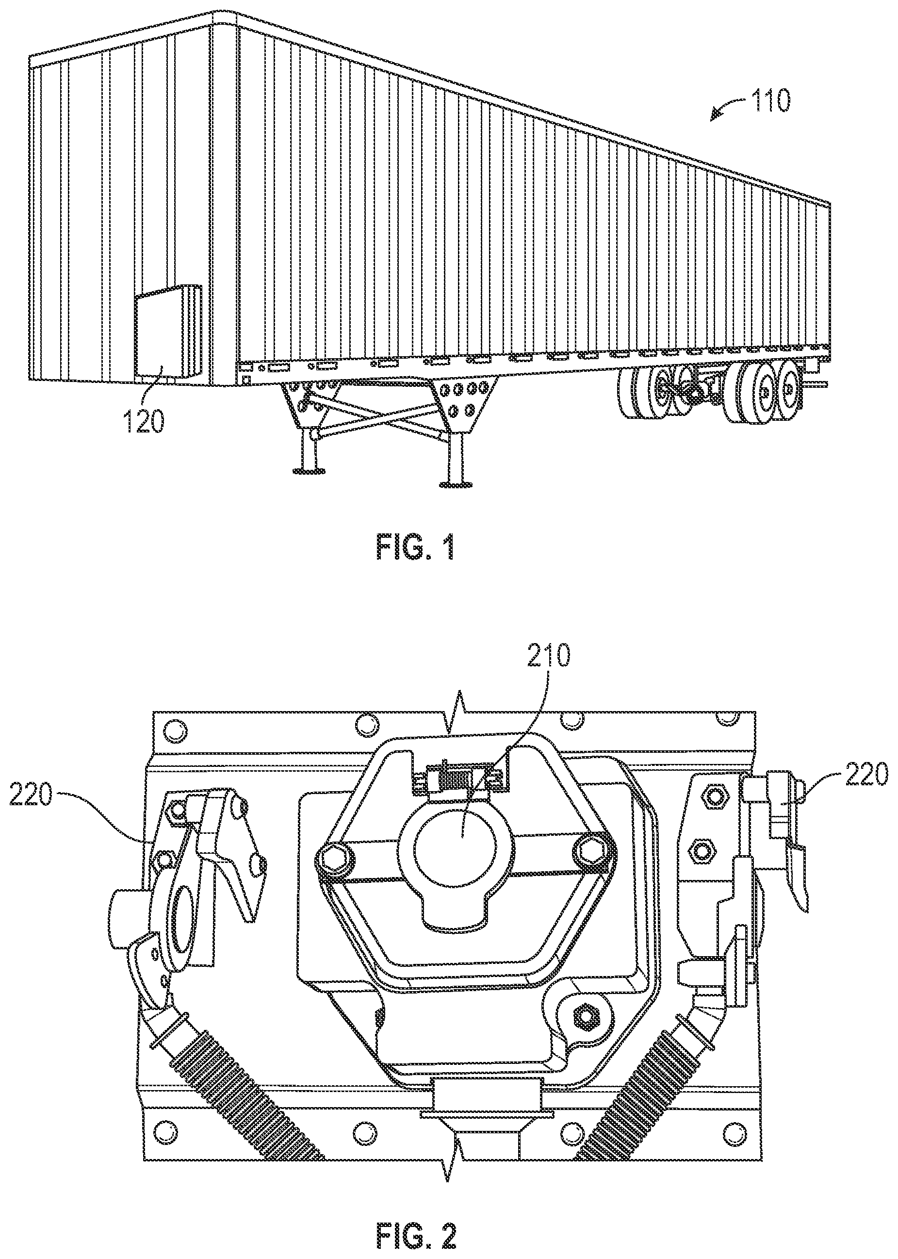 Patent US12586431 — Secure access to trailer connectors — Figure 1