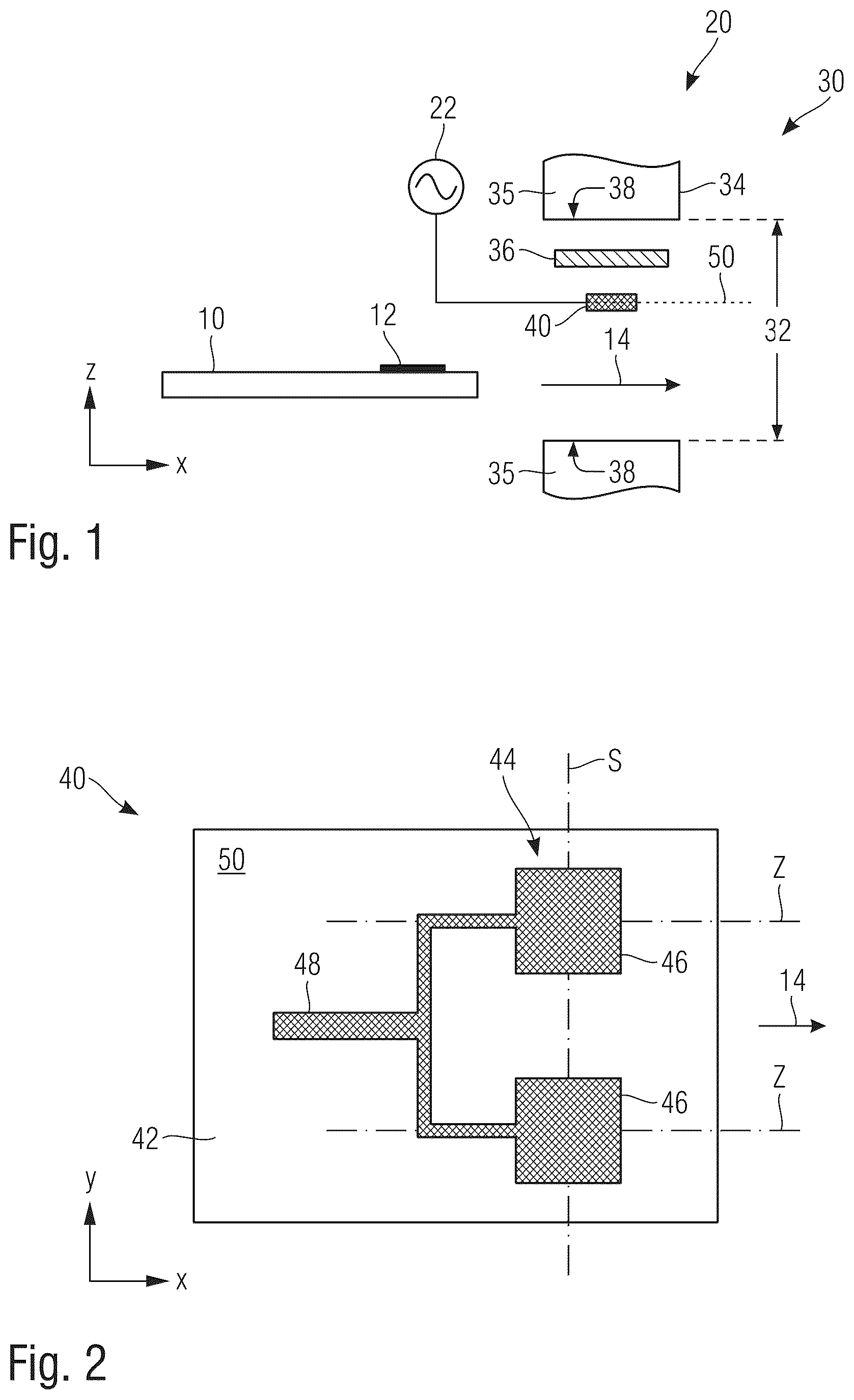 Patent US12586435 — Sensor element, test device, and method for testing a data carrier having a spin resonance feature — Figure 1