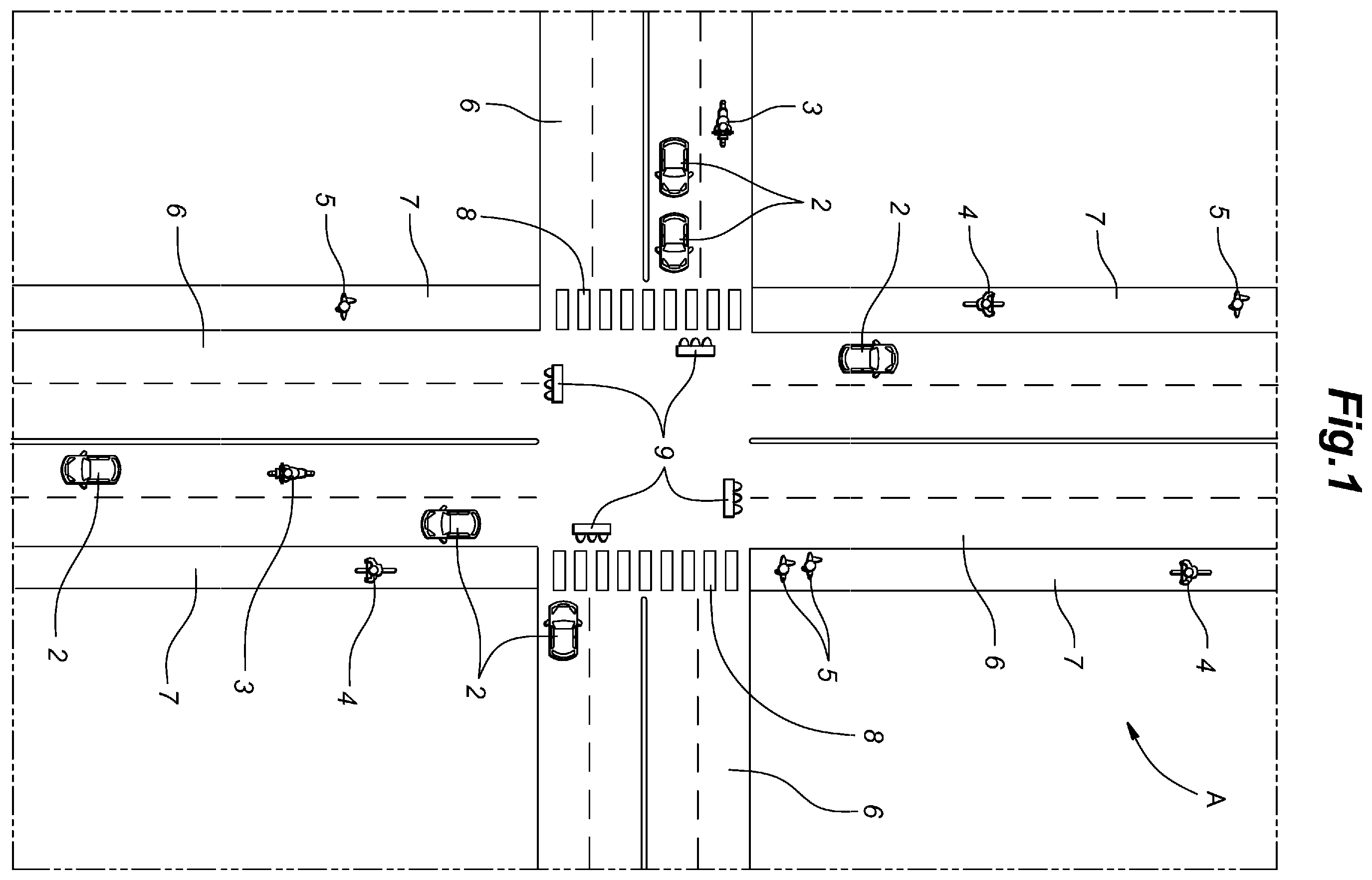Patent US12586466 — Traffic safety assistance system — Figure 1