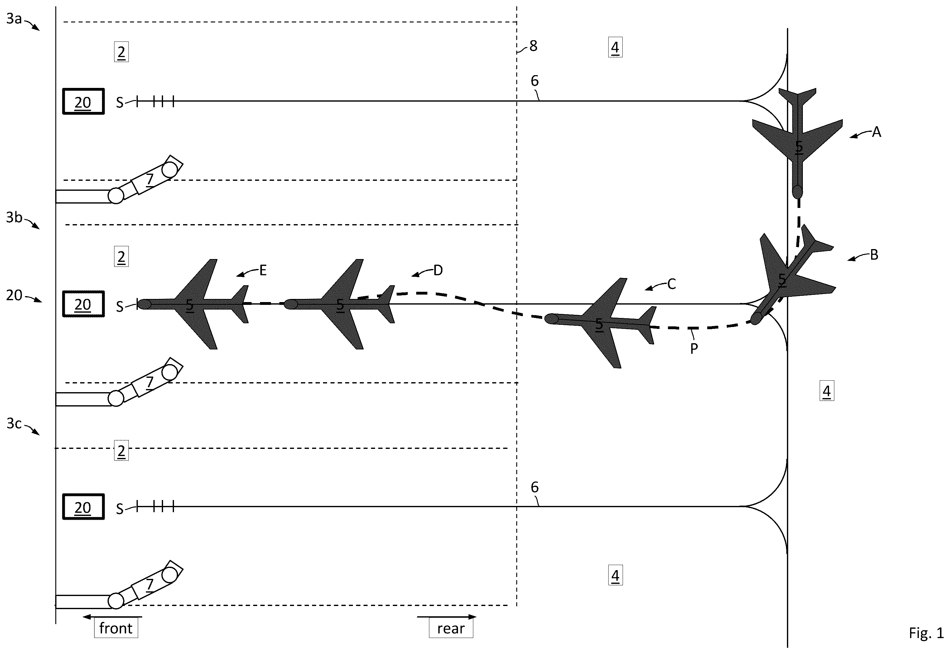 Patent US12586474 — Visual docking guidance system — Figure 1