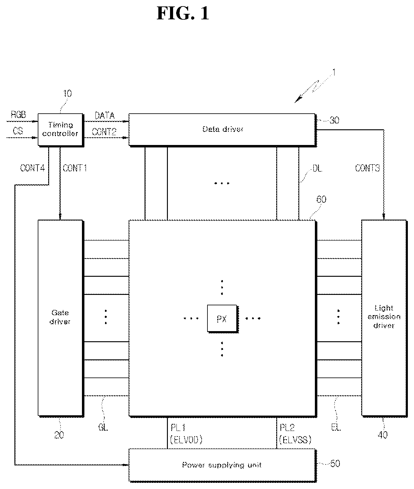 Patent US12586510 — Display device — Figure 1