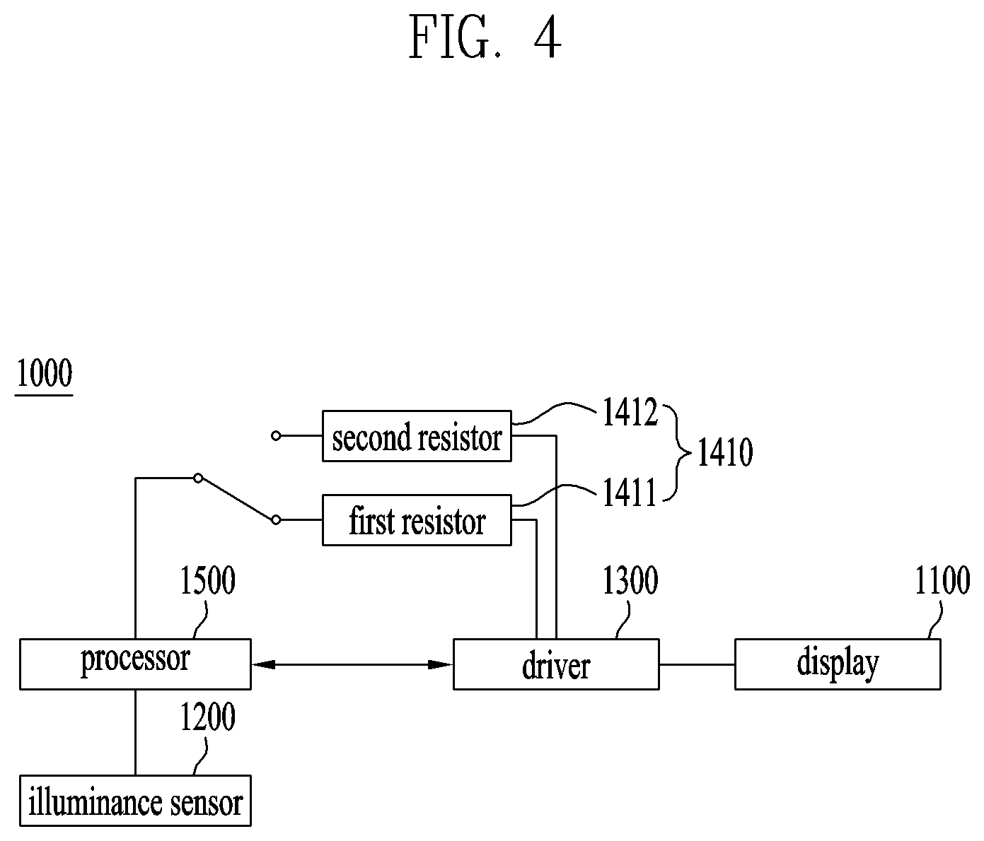 Patent US12586516 Figure 4 – Display device