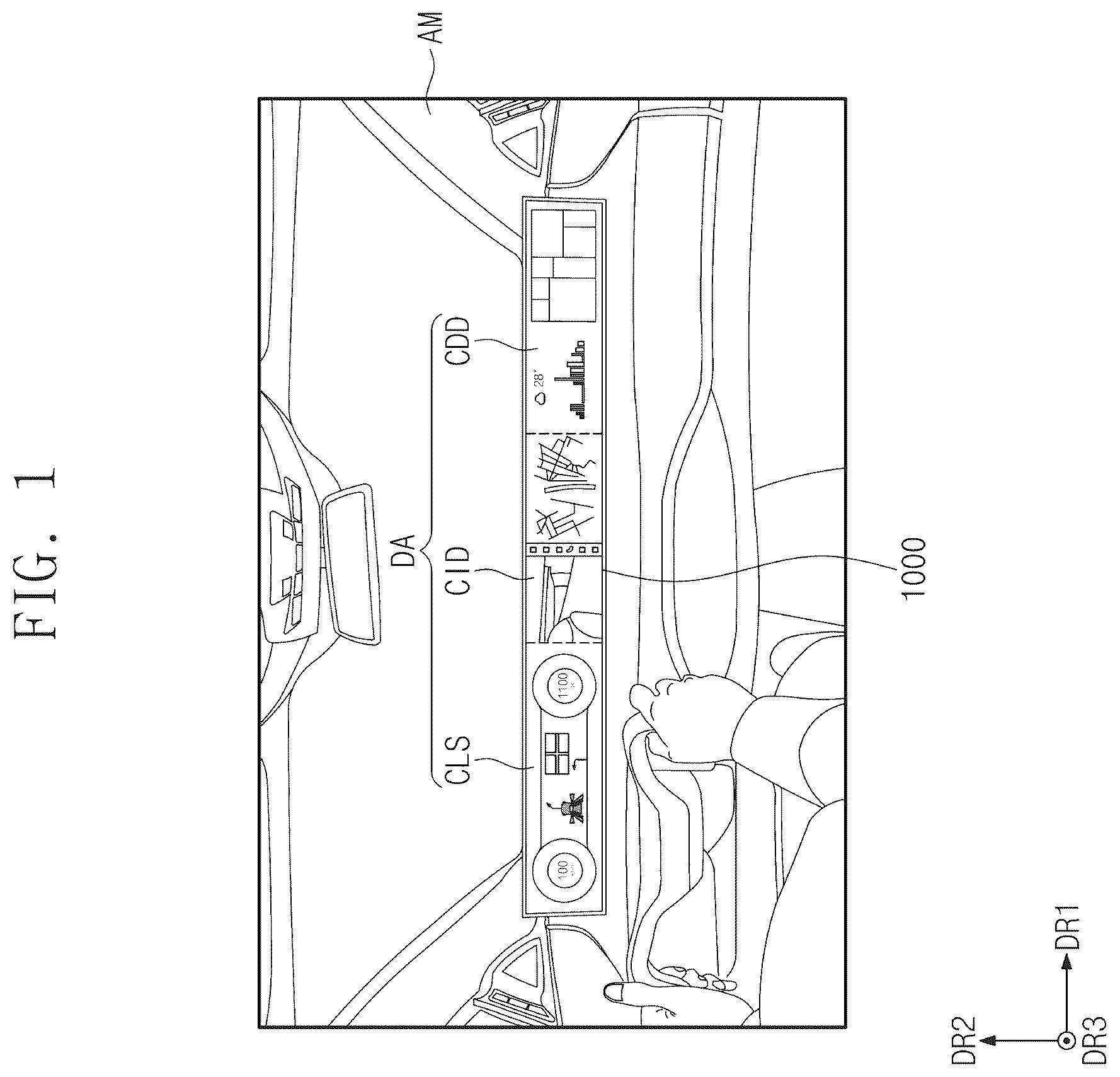 Patent US12586523 — Display device — Figure 1
