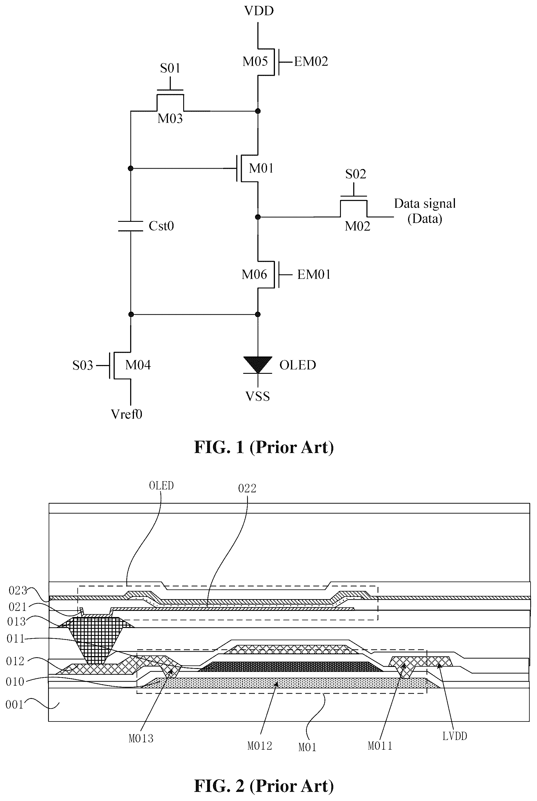 Patent US12586524 Figure 1 – Pixel circuit and display panel