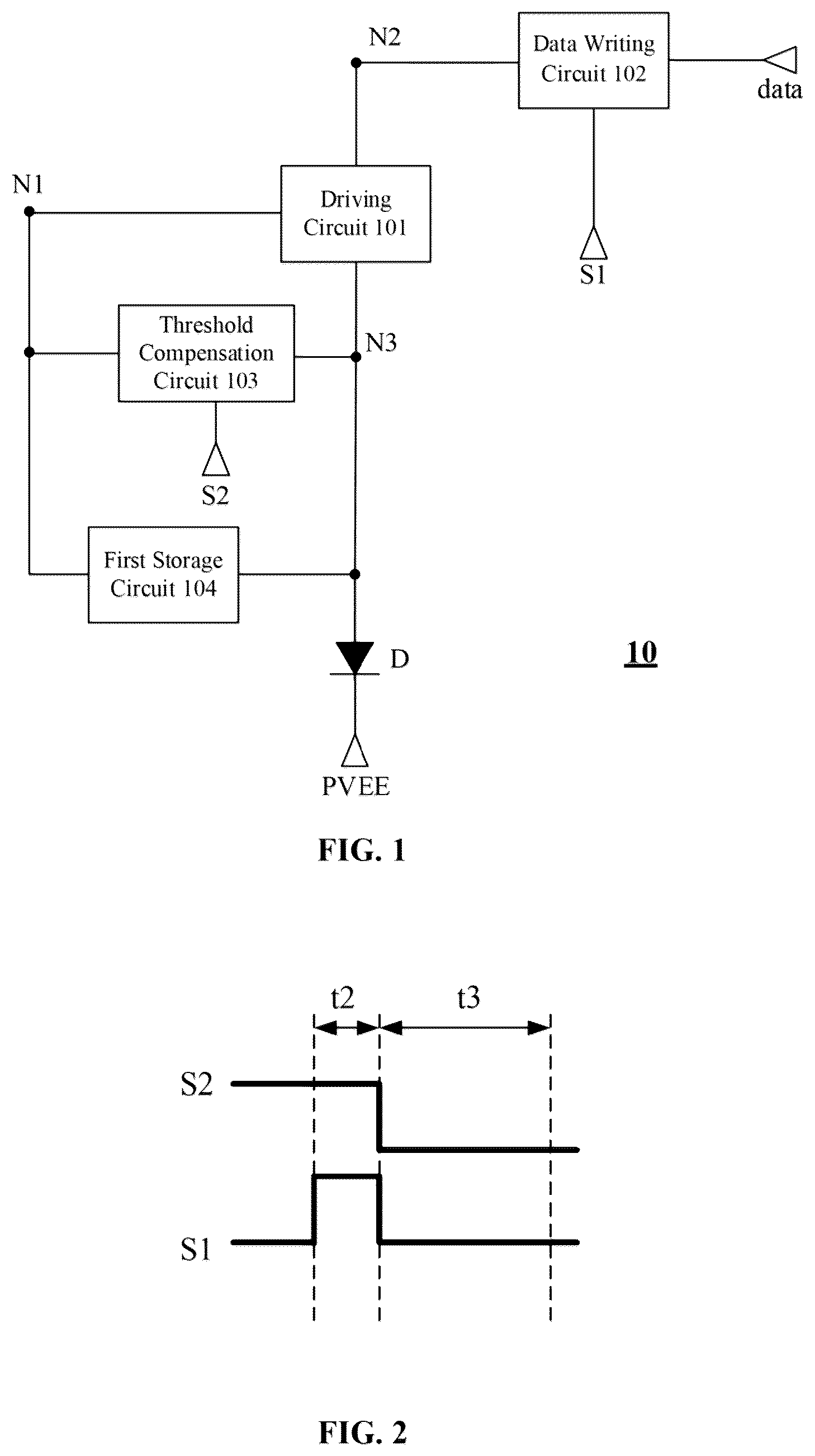 Patent US12586528 — Pixel driving circuit, array substrate and display device — Figure 1