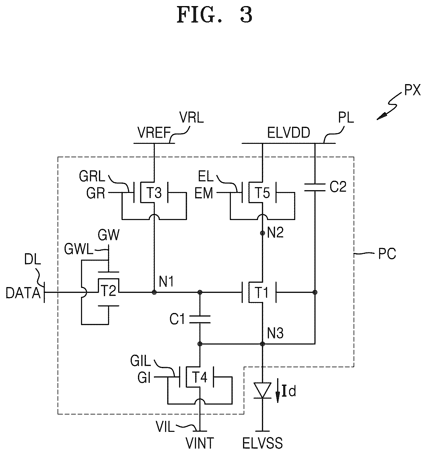 Patent US12586539 Figure 3 – Display apparatus