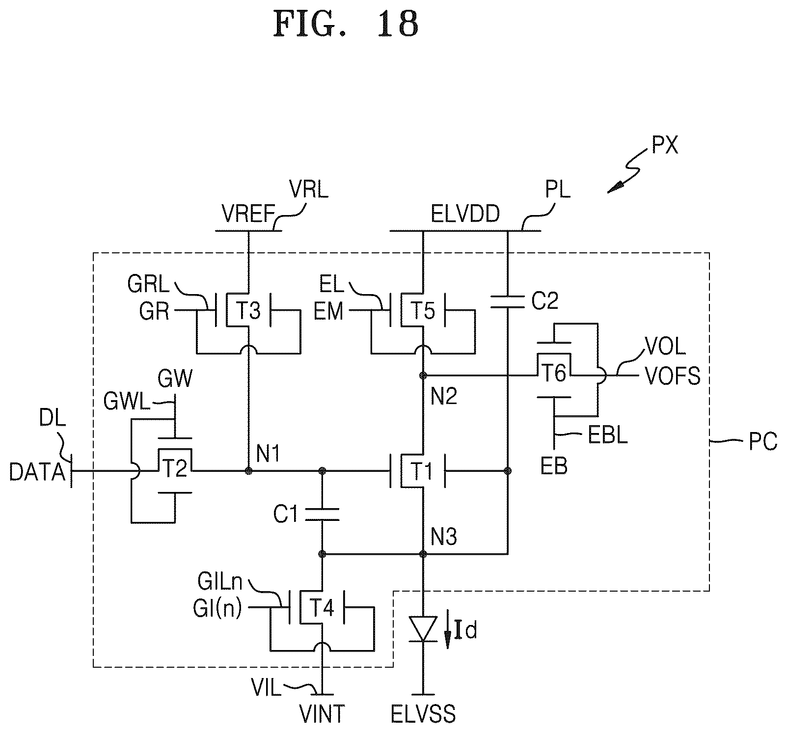 Patent US12586540 Figure 18 – Display apparatus