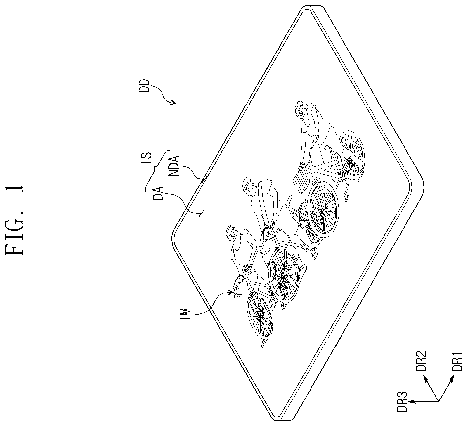 Patent US12586541 — Display device having a driving controller for outputting frame protocol data and operating method of the display device — Figure 1