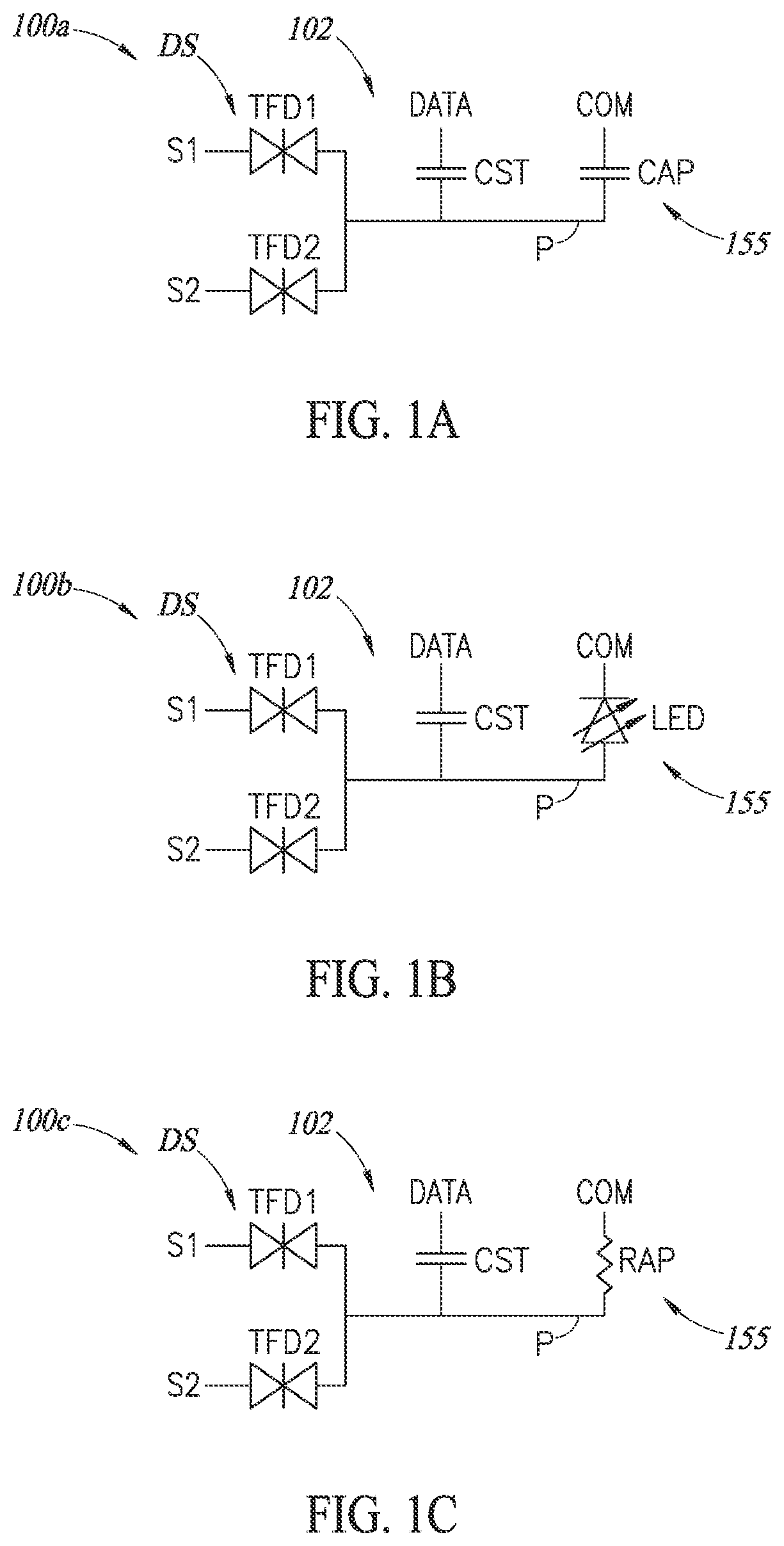 Patent US12586543 — Methods and circuits for diode-based display backplanes and electronic displays — Figure 1