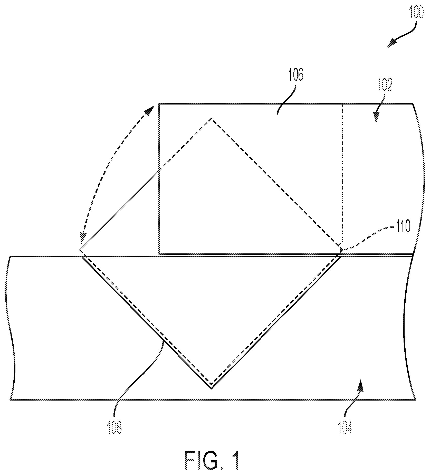 Patent US12586555 — Hinging alignment tabs in semi-rigid substrate — Figure 1