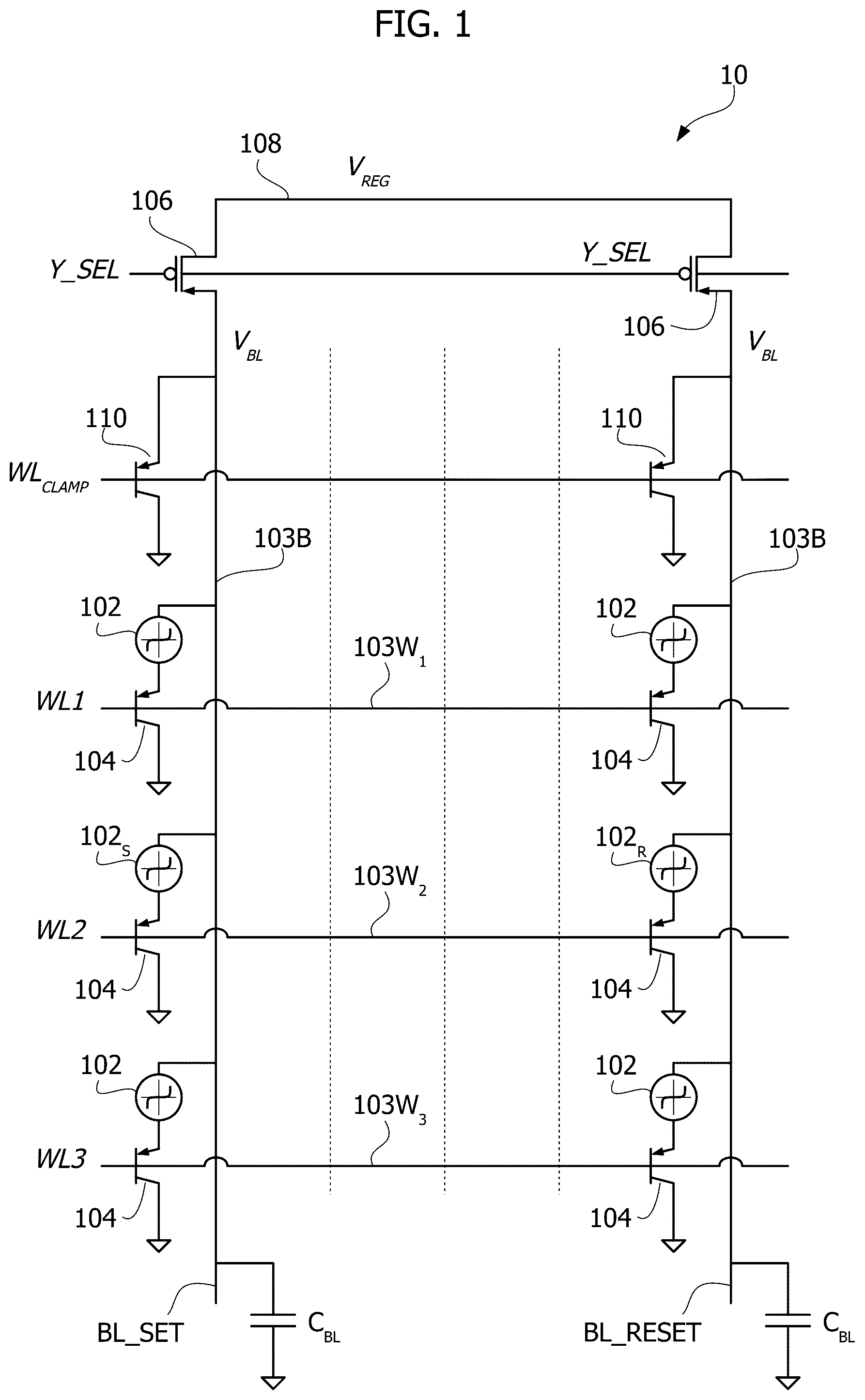 Patent US12586639 — Sense amplifier circuit, corresponding memory device and method of operation — Figure 1