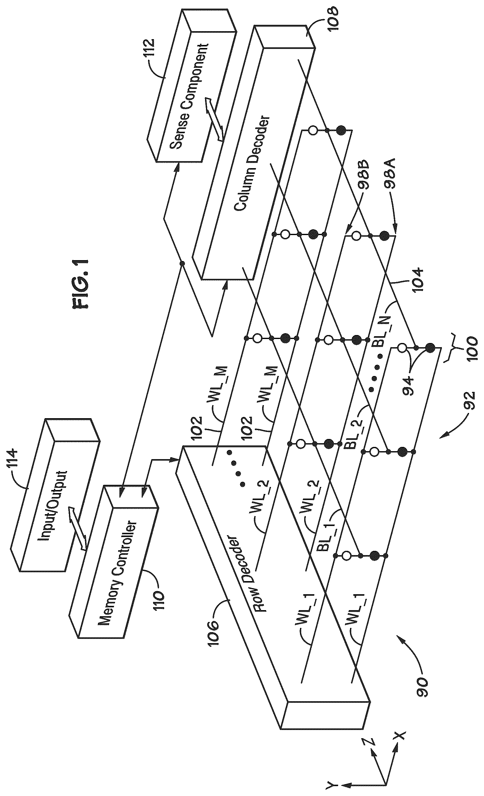 Patent US12586640 — Access command delay using command delay circuitry — Figure 1