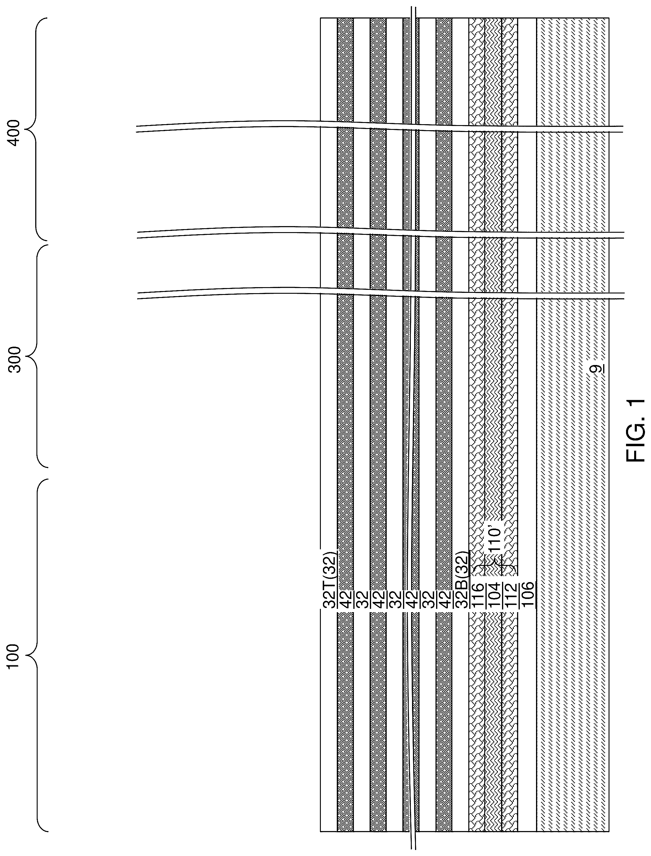 Patent US12586644 — Three-dimensional memory device including crack-resistant backside passivation structure and methods of forming the same — Figure 1