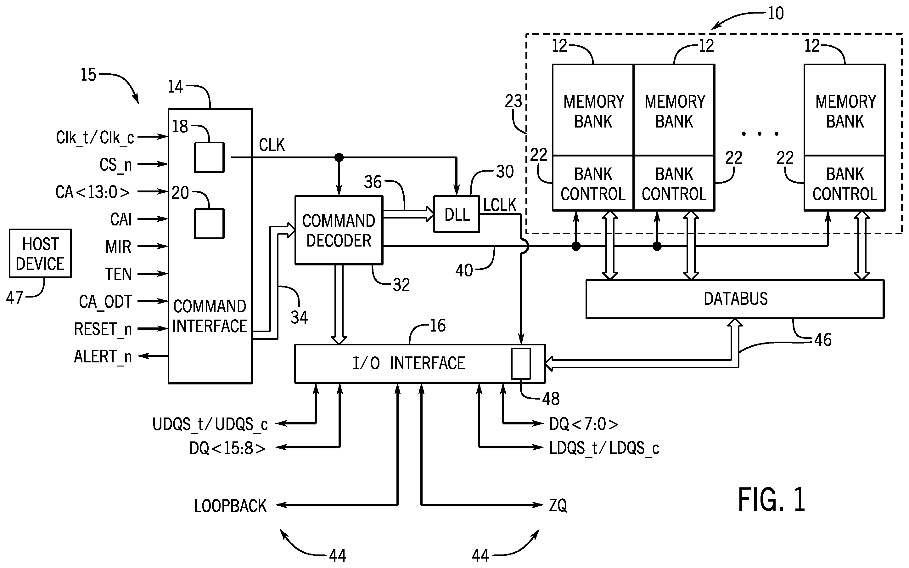 Patent US12586656 — Self-calibration in a memory device — Figure 1