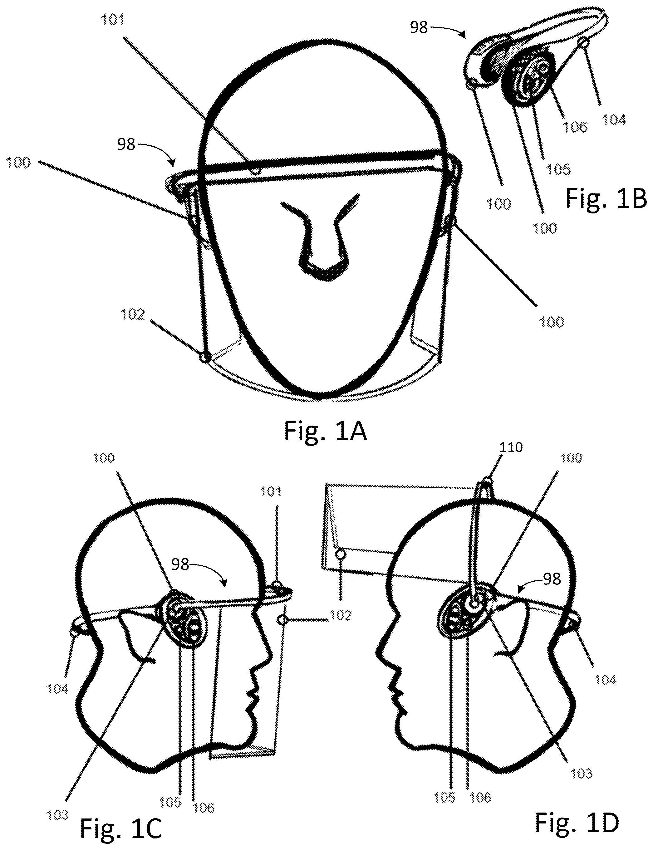 Patent US12586681 — Clinical personal protective equipment with integrated display and medical device control system — Figure 1