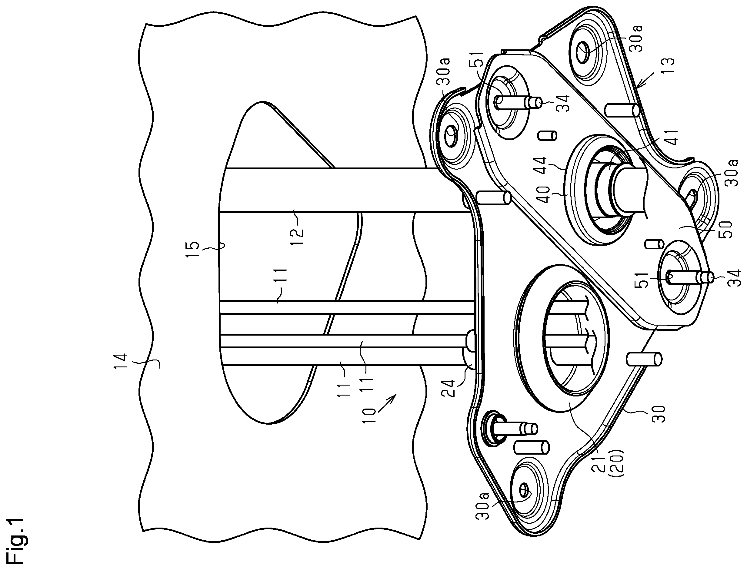 Patent US12586697 — Grommet unit and waterproof structure — Figure 1