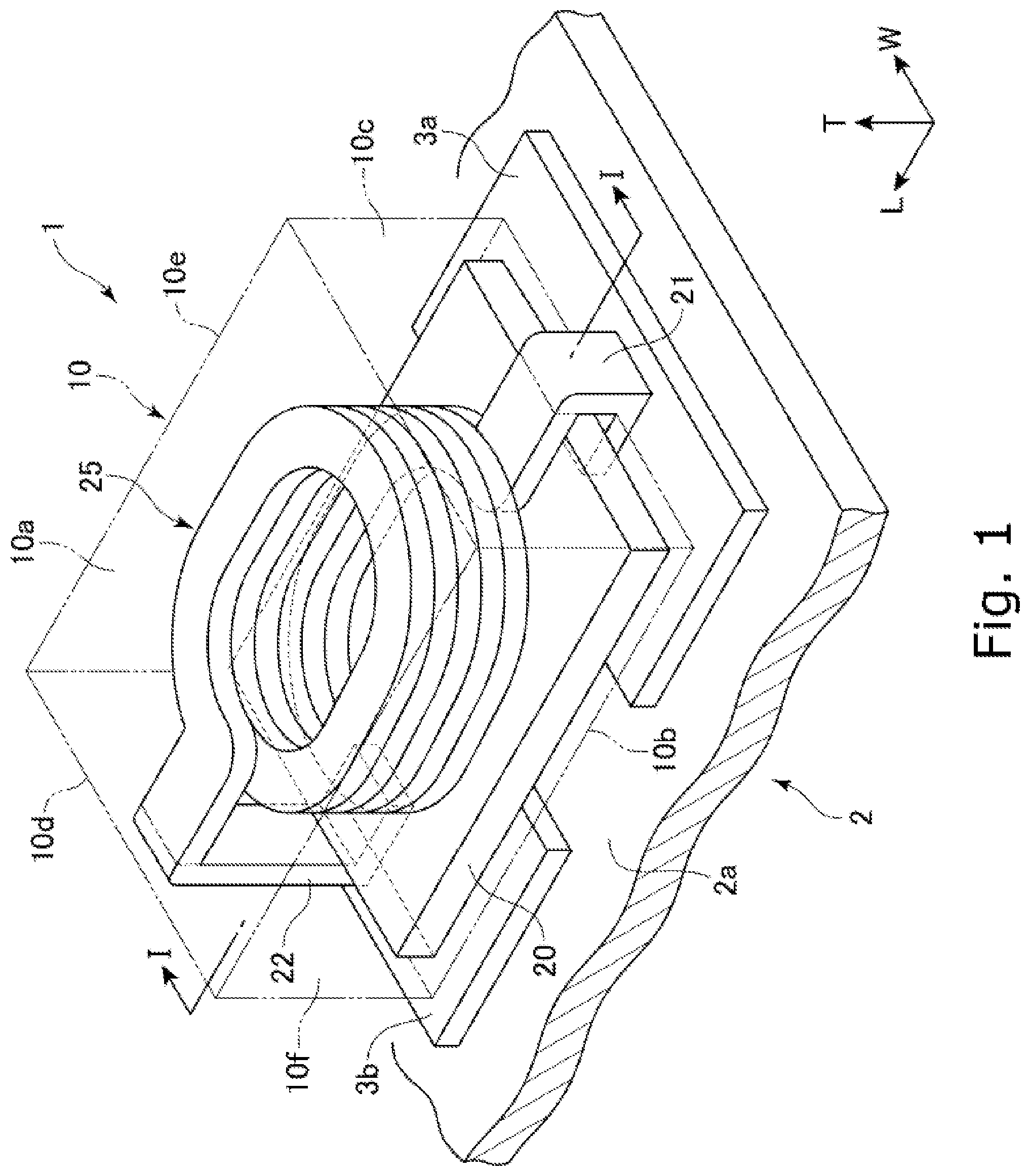 Patent US12586706 — Coil component and method of manufacturing the same — Figure 1