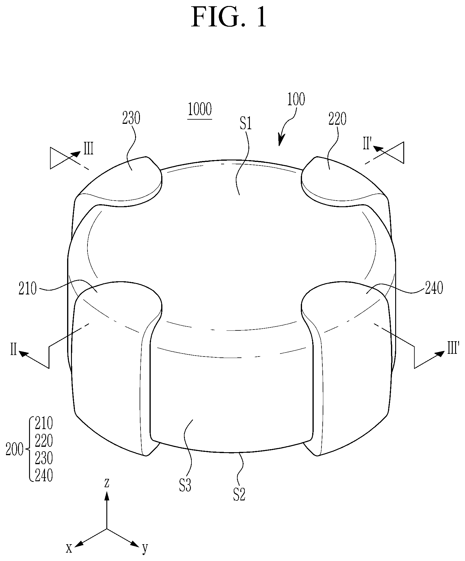 Patent US12586718 Figure 1 – Multilayer ceramic electronic component