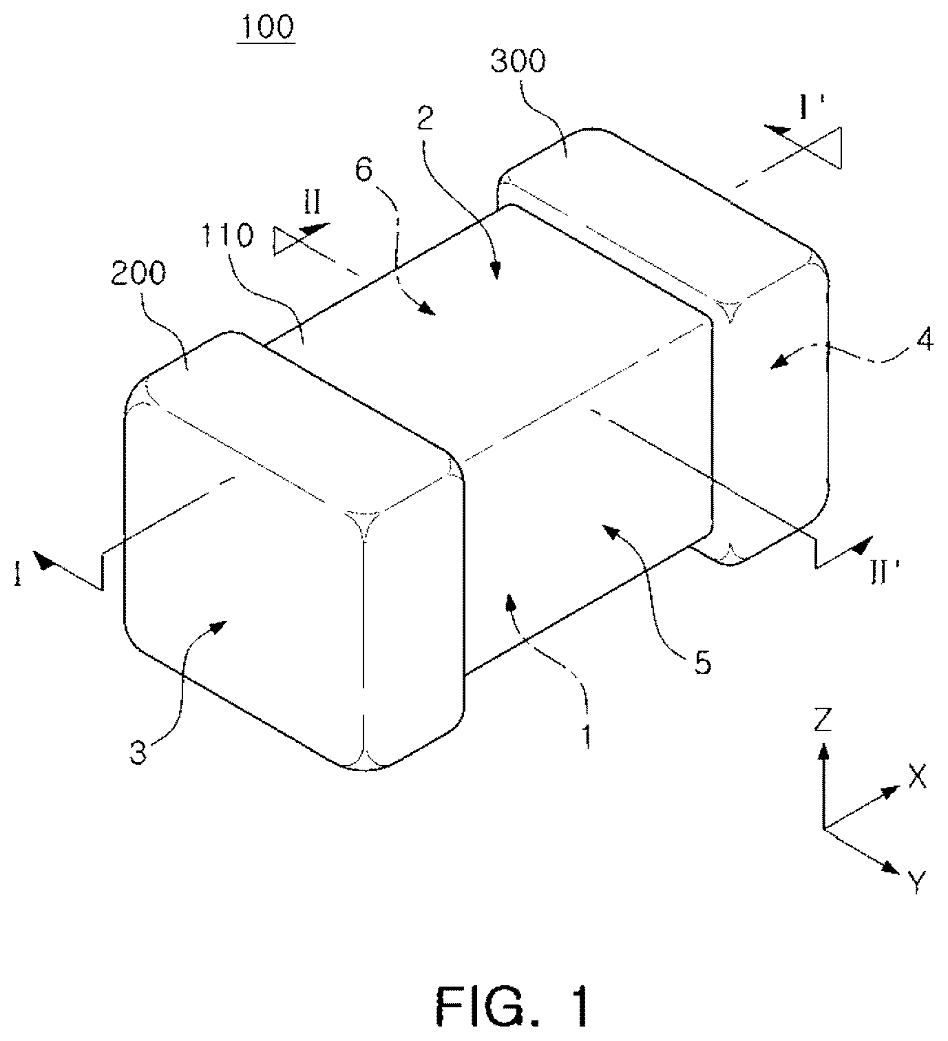 Patent US12586719 — Multilayer electronic component and method of manufacturing the same — Figure 1