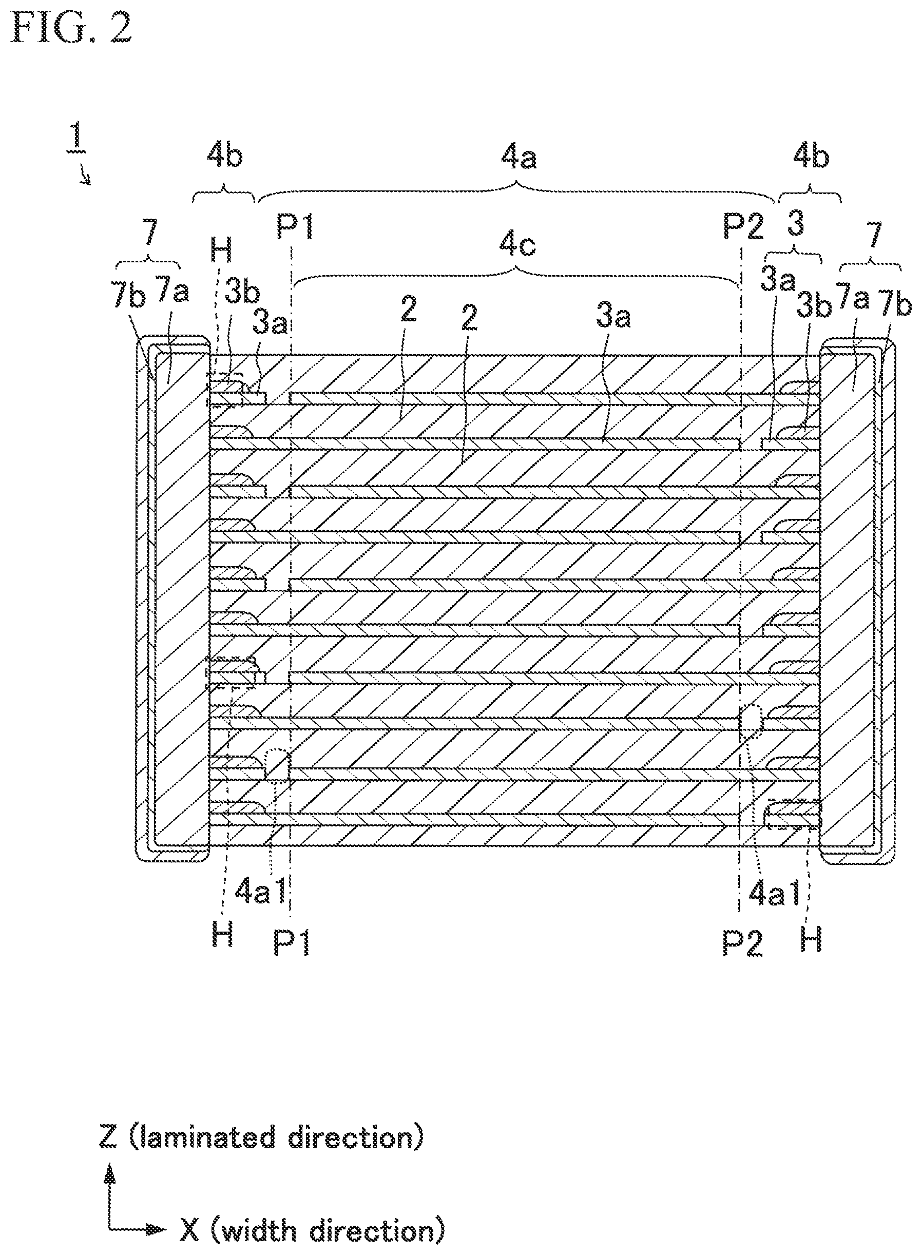 Patent US12586723 Figure 2 – Thin film high polymer laminated capacitor