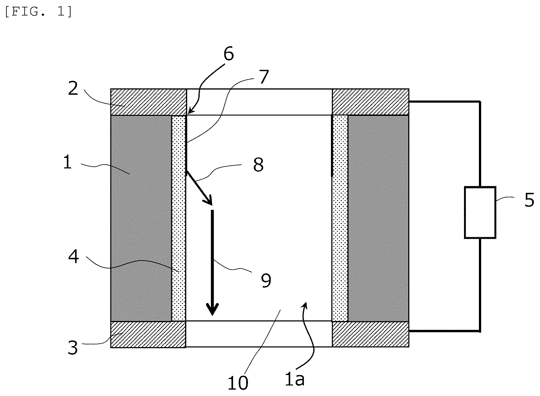Patent US12586748 Figure 1 – Structure for particle acceleration and charged particle beam apparatus