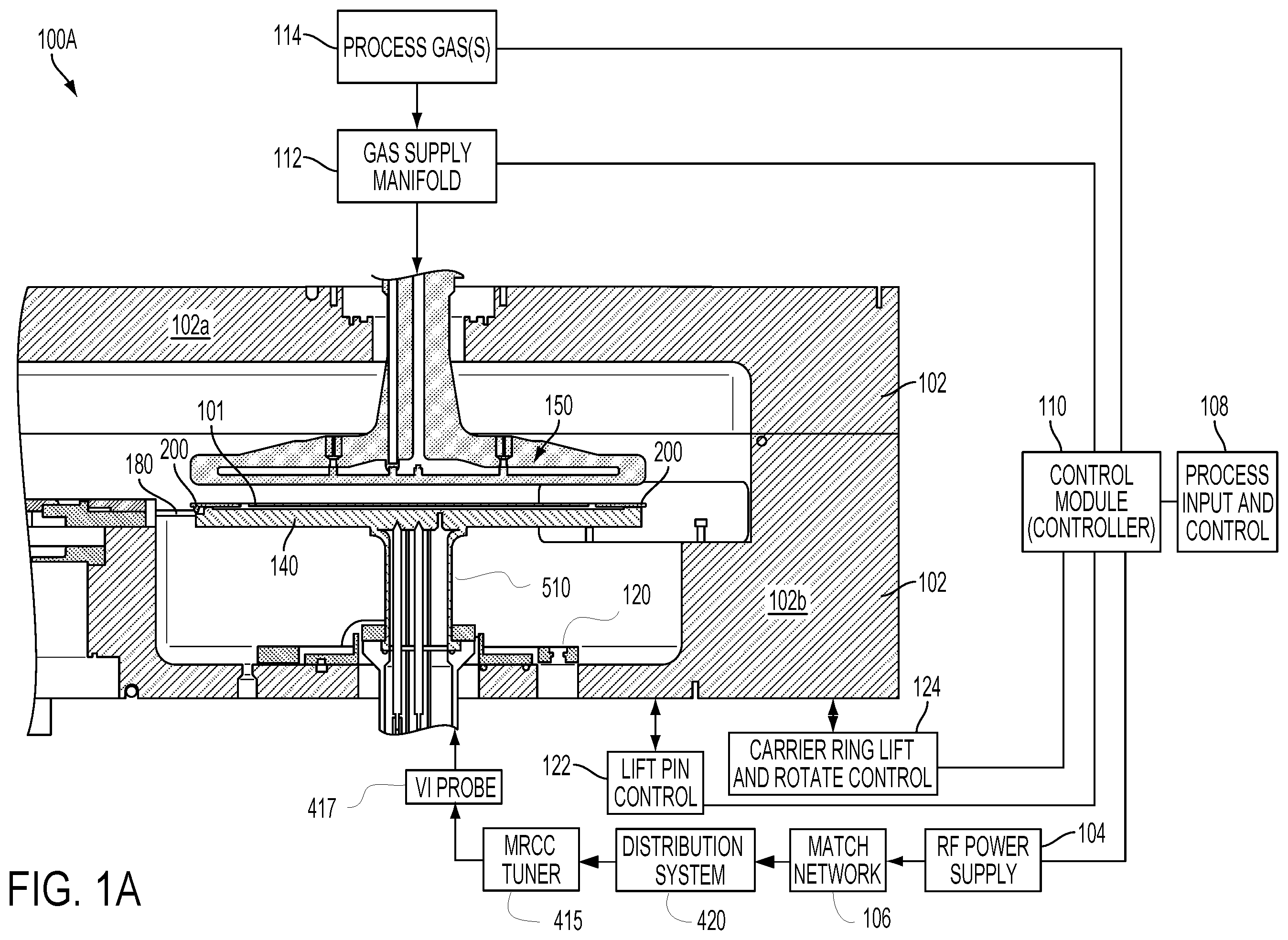 Patent US12586757 — Modular recipe controlled calibration (MRCC) apparatus used to balance plasma in multiple station system — Figure 1