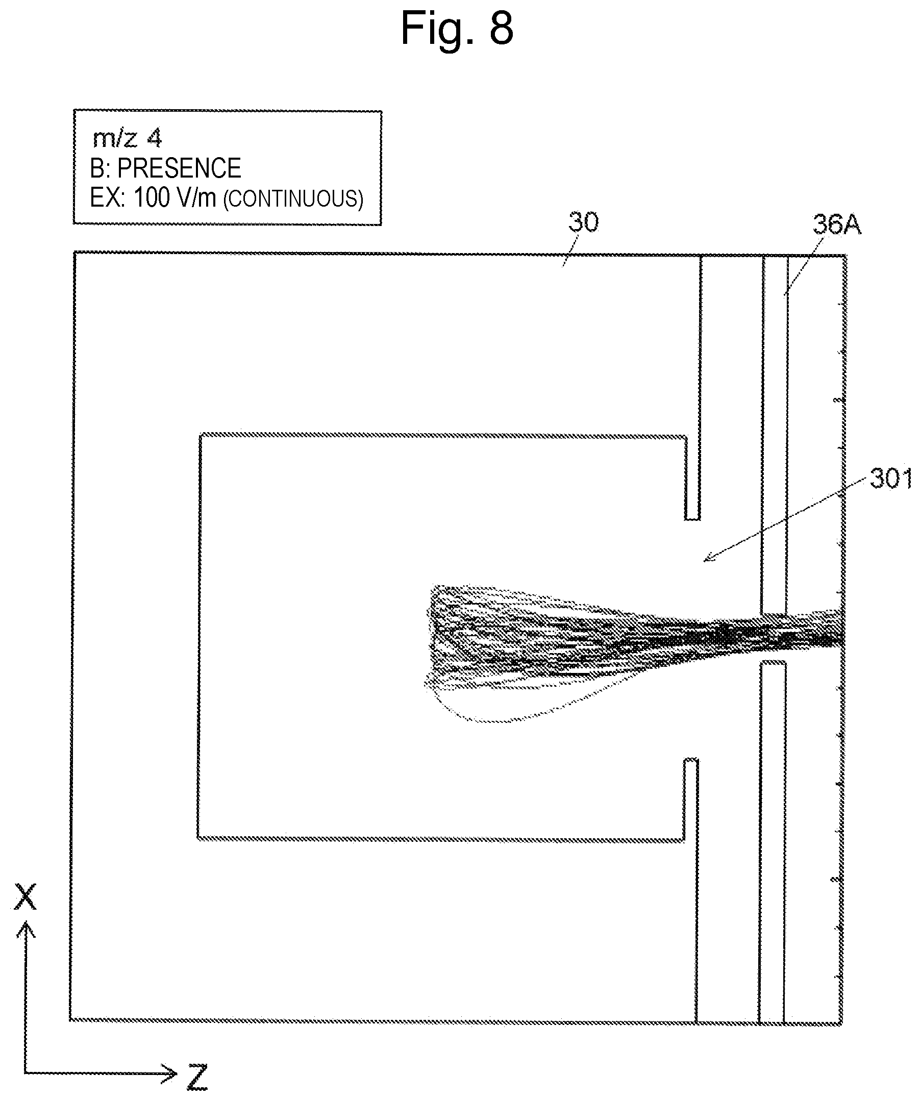 Patent US12586770 Figure 8 – Mass spectrometer