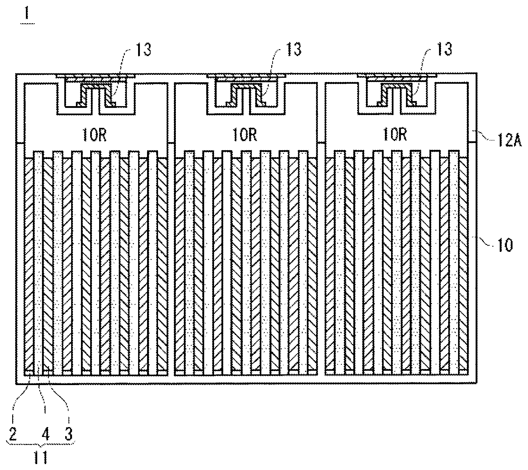 Patent US12586821 — Lead-acid battery — Figure 1