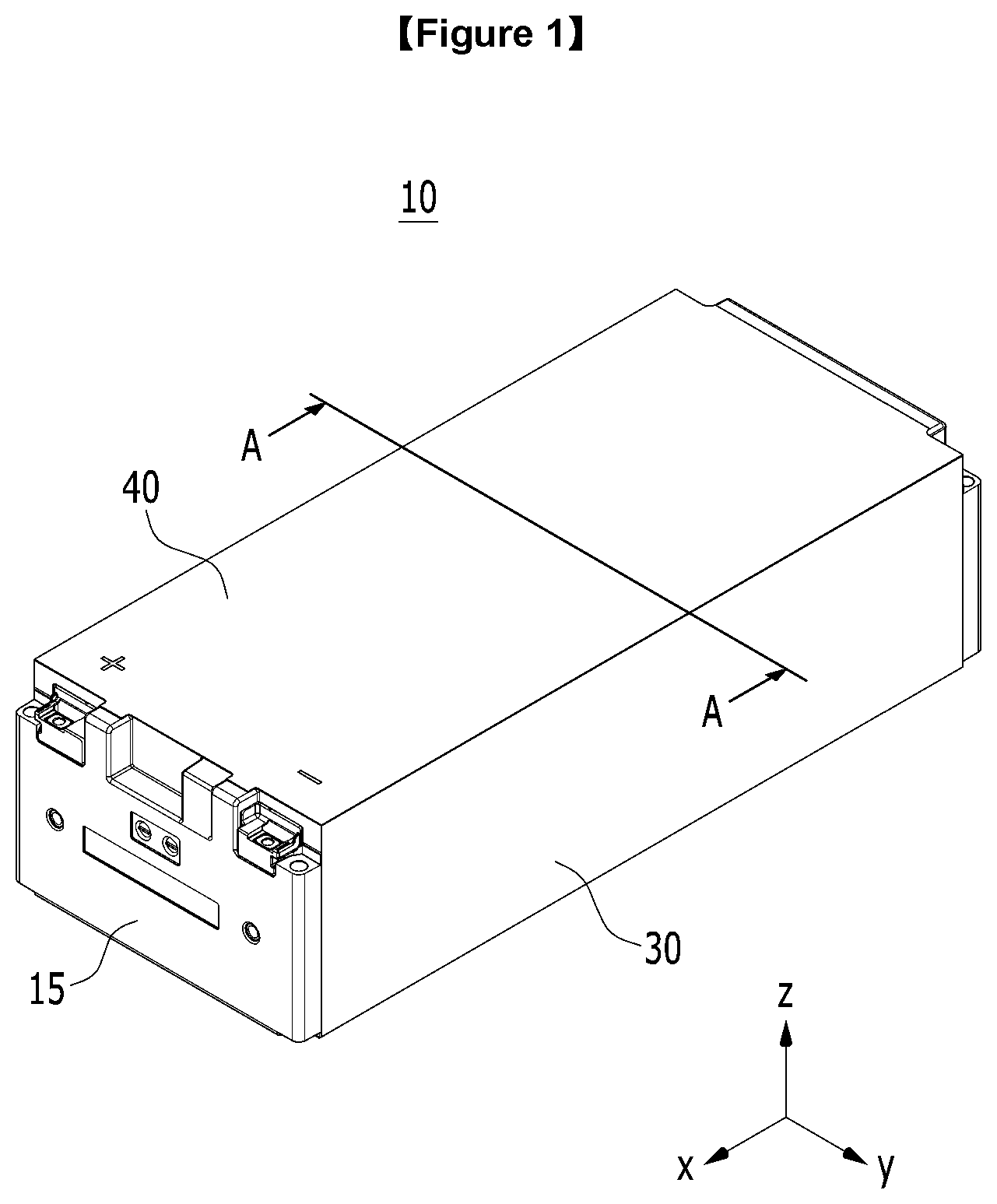 Patent US12586837 — Battery module and battery pack including the same — Figure 1
