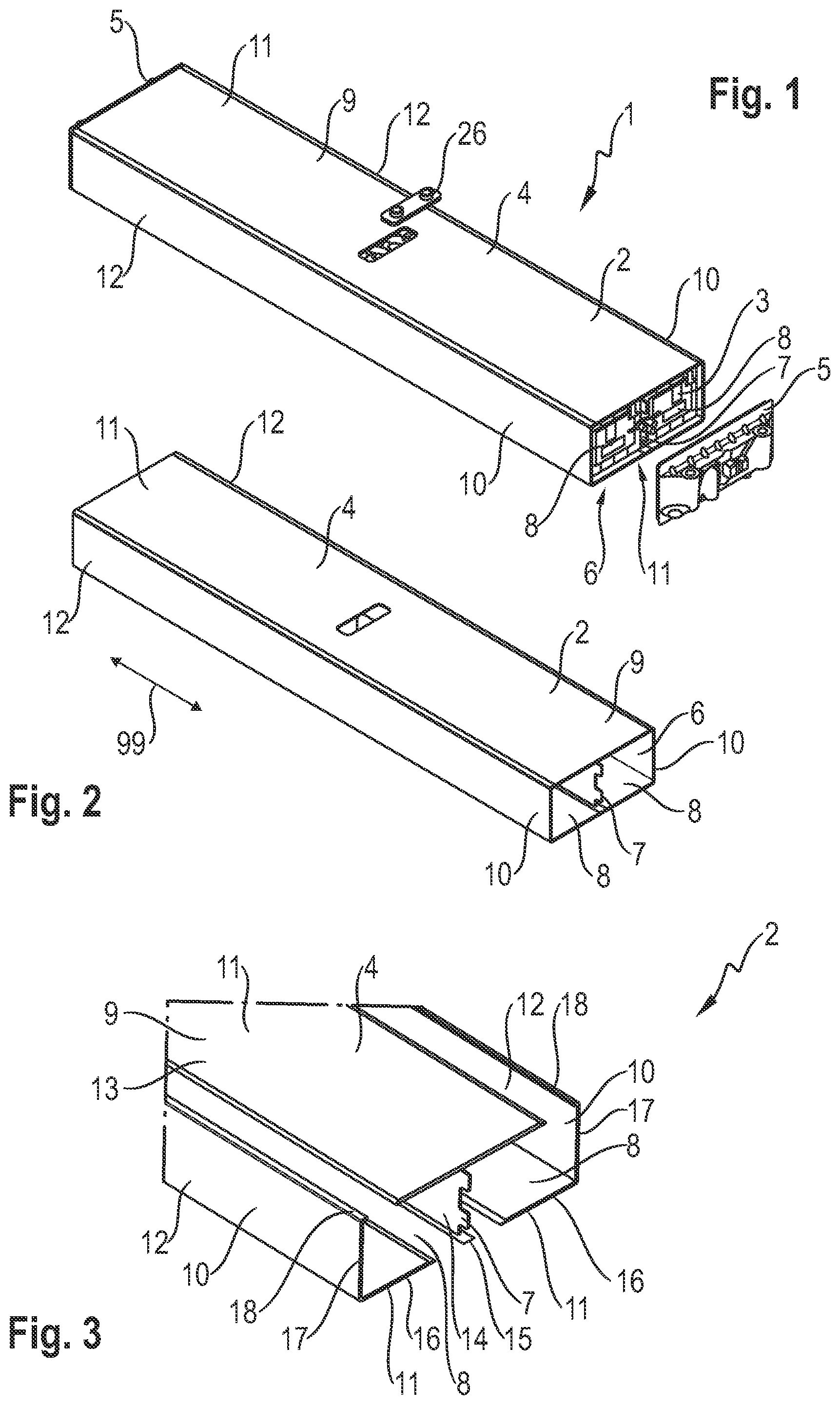 Patent US12586851 Figure 1 – Battery arrangement and method for producing a battery arrangement