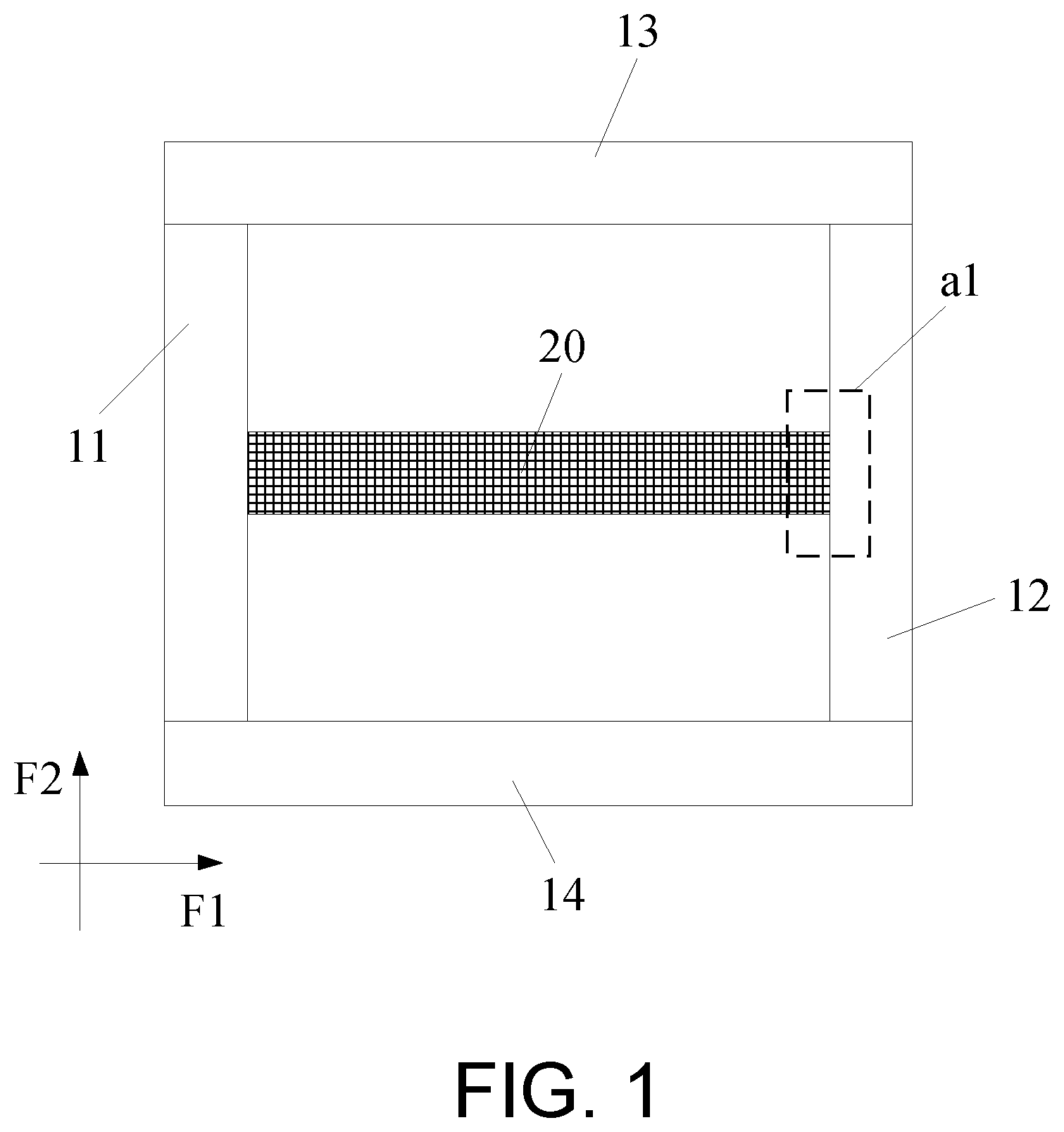 Patent US12586856 Figure 1 – Battery case comprising connected beam configuration and battery device
