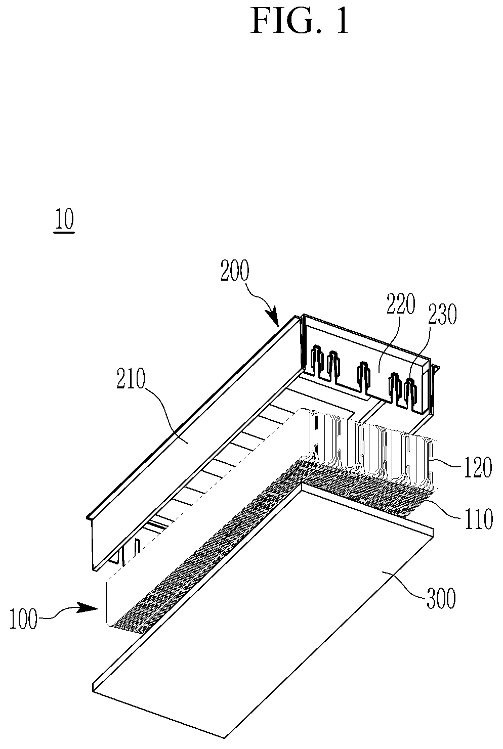 Patent US12586859 Figure 1 – Battery module and method of manufacturing the same