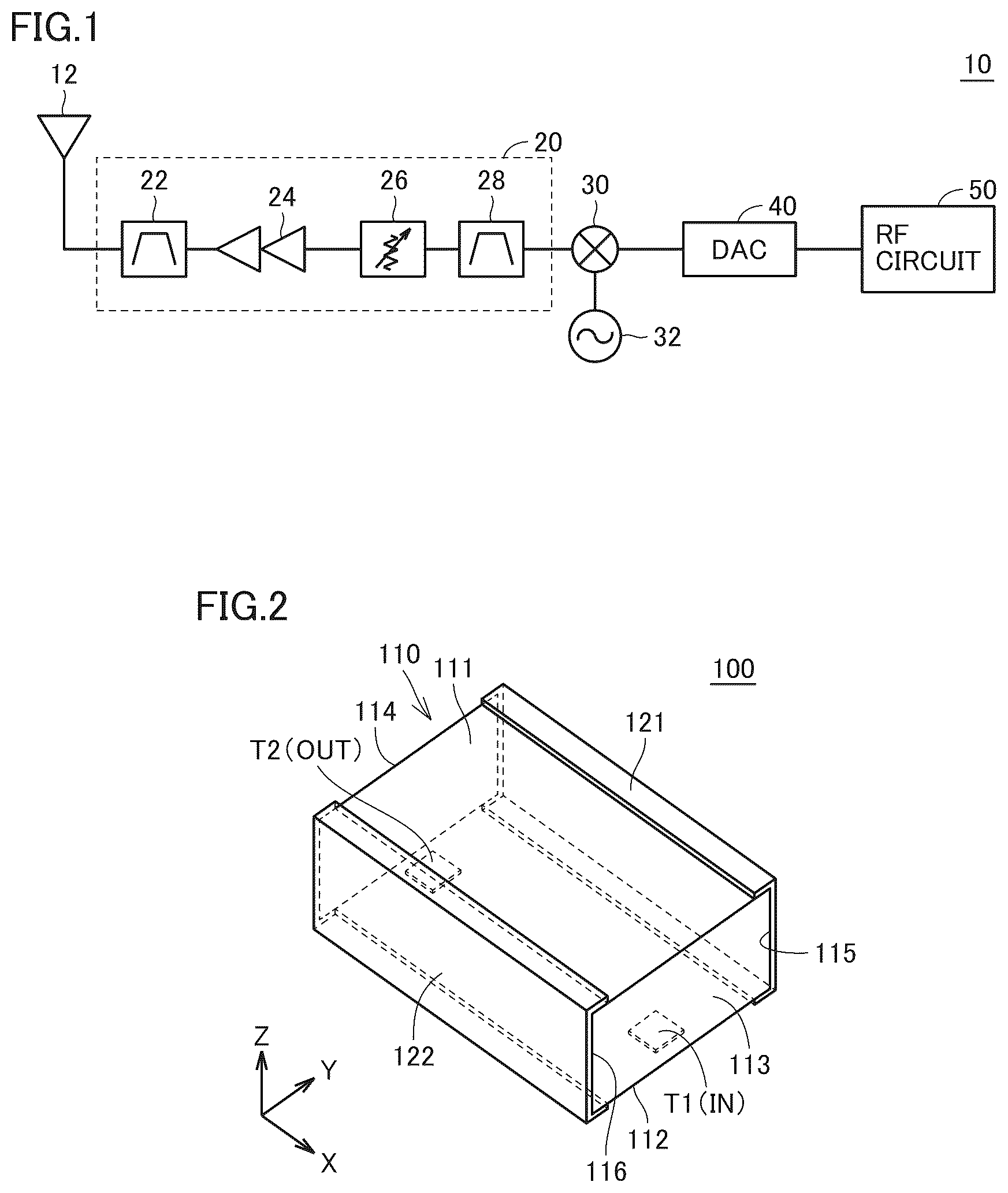 Patent US12586879 — Dielectric resonator, and dielectric filter and multiplexer using same — Figure 1
