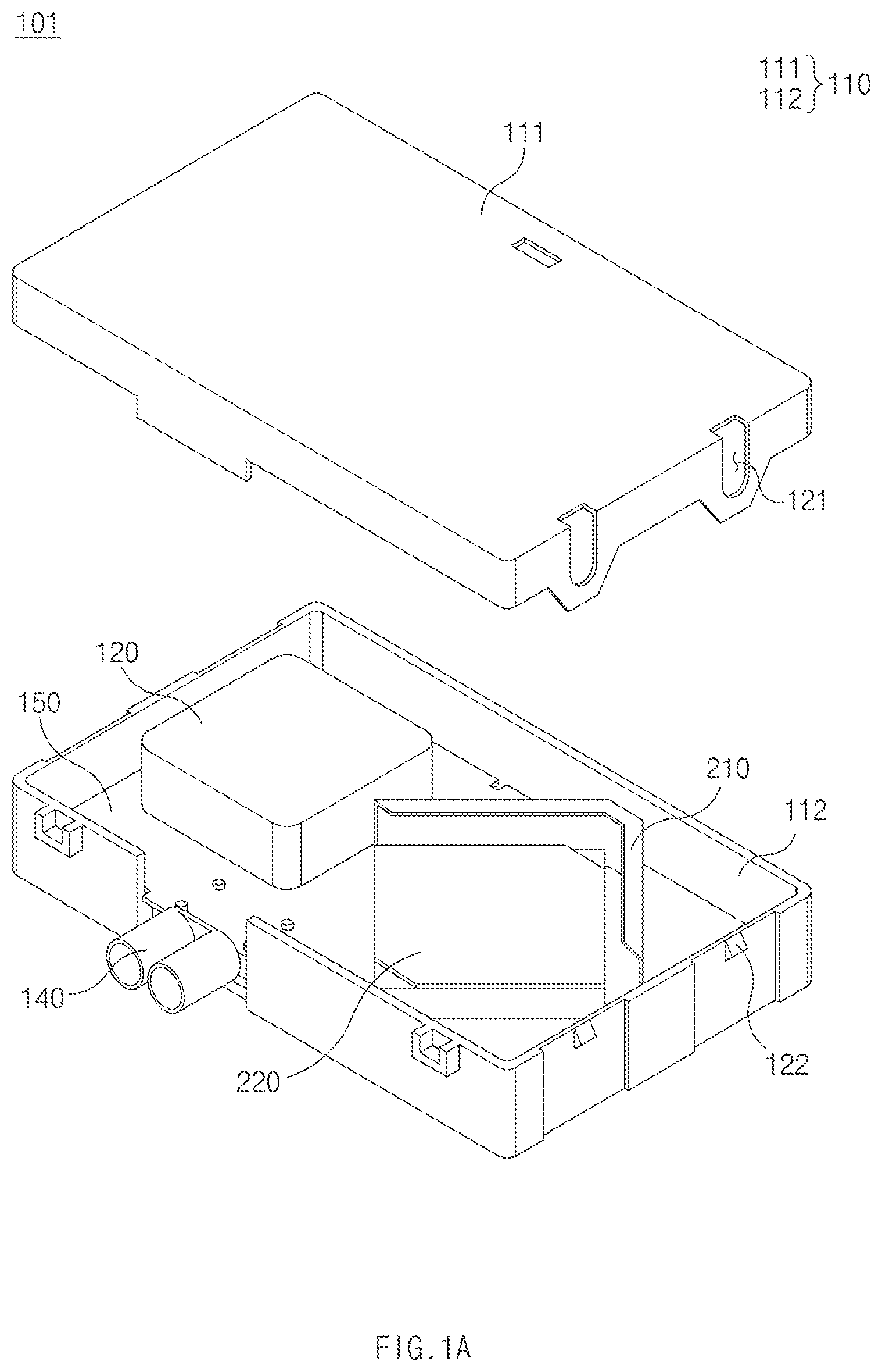 Patent US12586890 Figure 1 – Antenna device and vehicle including the same