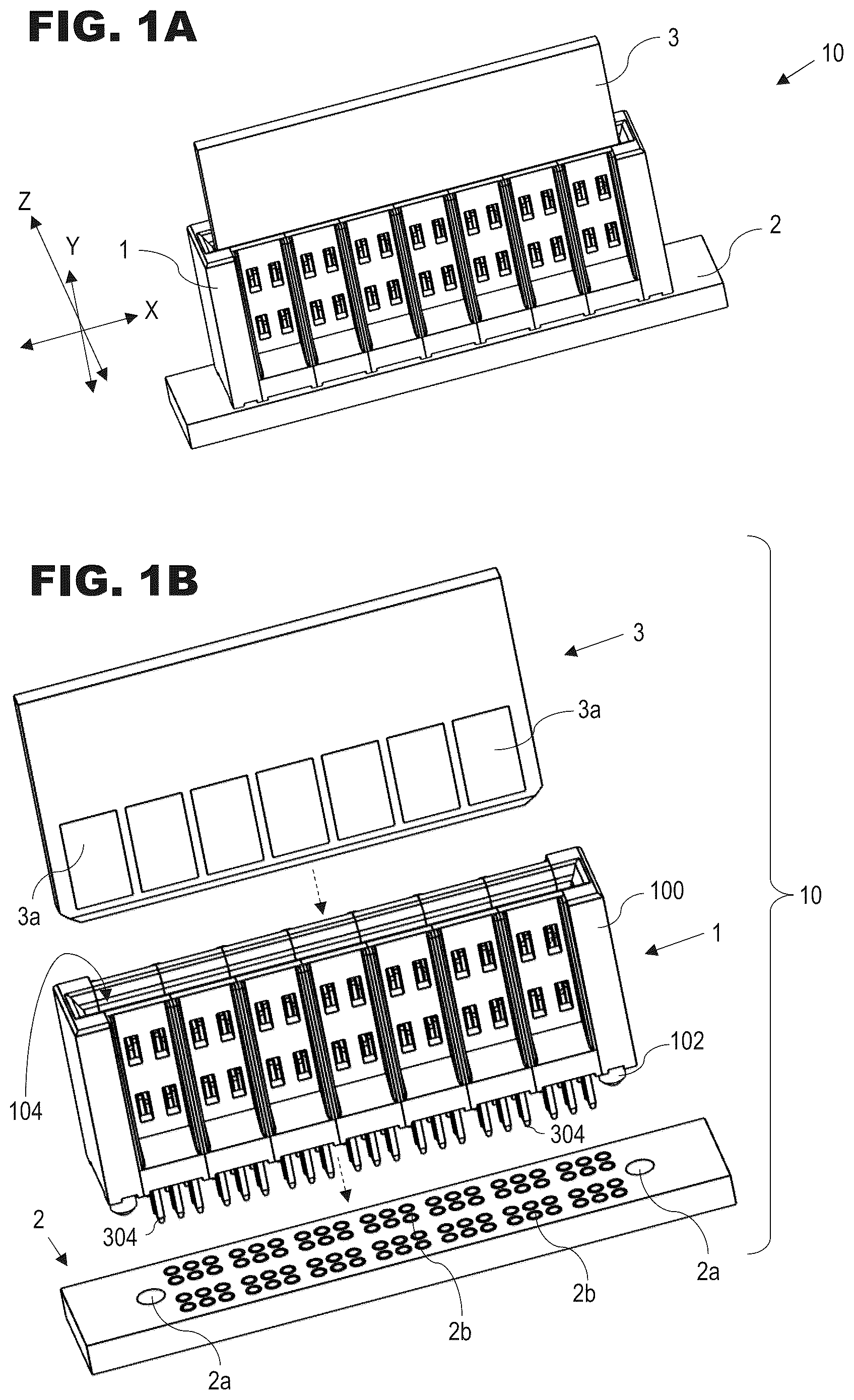 Patent US12586940 — Electrical connector and power terminal — Figure 1