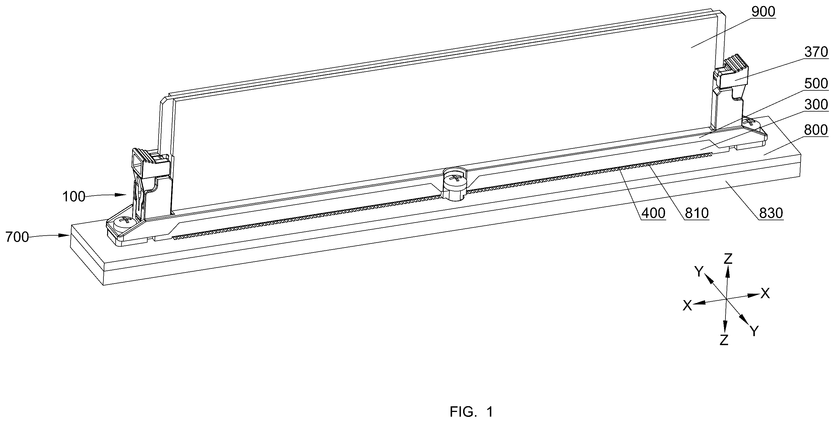 Patent US12586941 — Field installable card edge connector — Figure 1