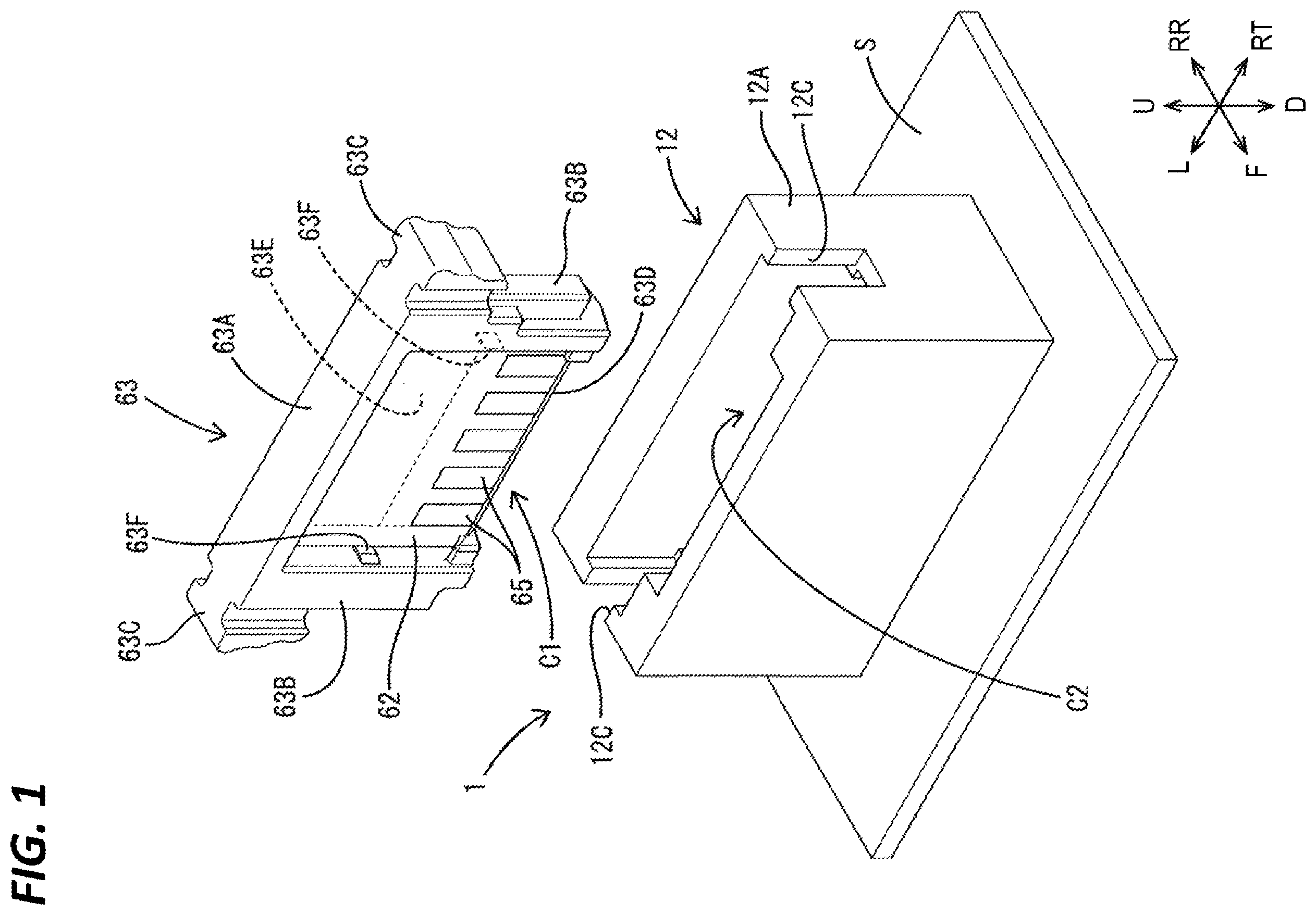 Patent US12586942 — Card edge connector — Figure 1