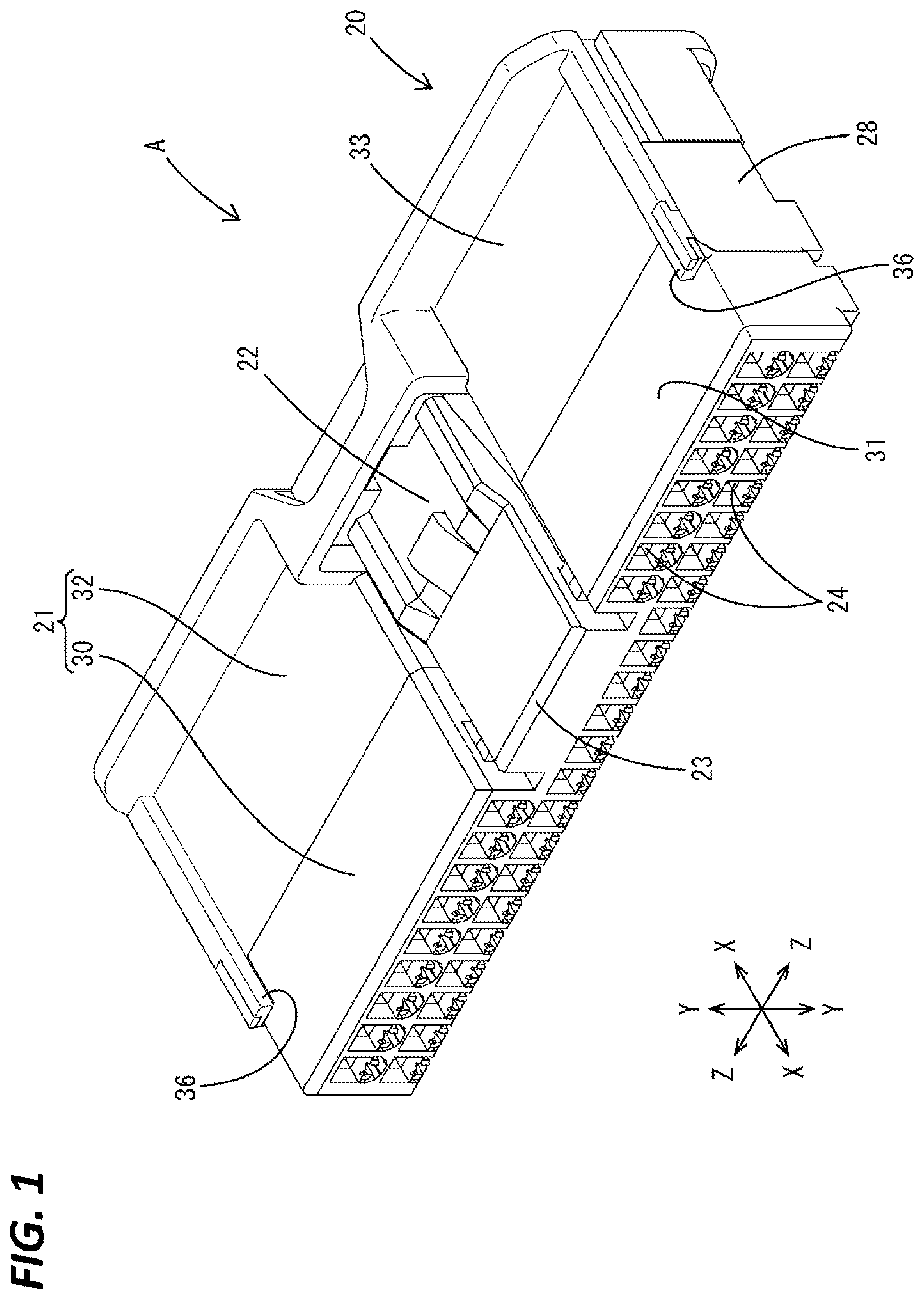 Patent US12586947 Figure 1 – Connector
