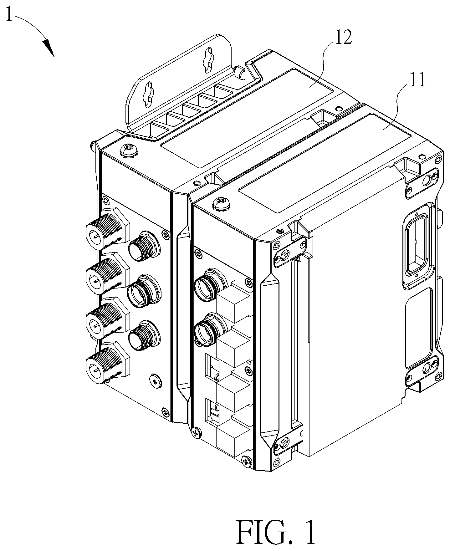 Patent US12586952 — Connecting assembly and related electronic apparatus — Figure 1