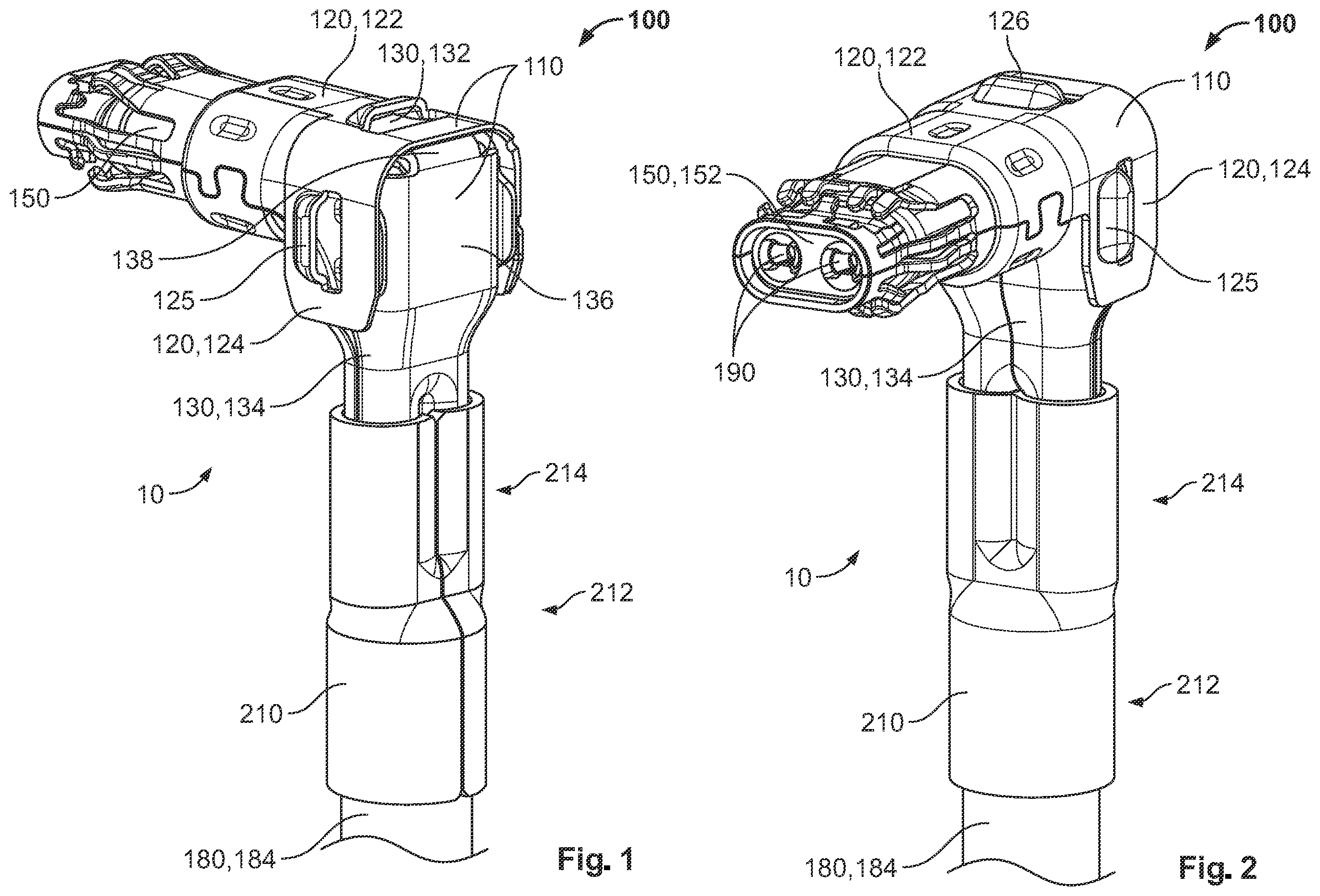 Patent US12586959 — Angled connector — Figure 1