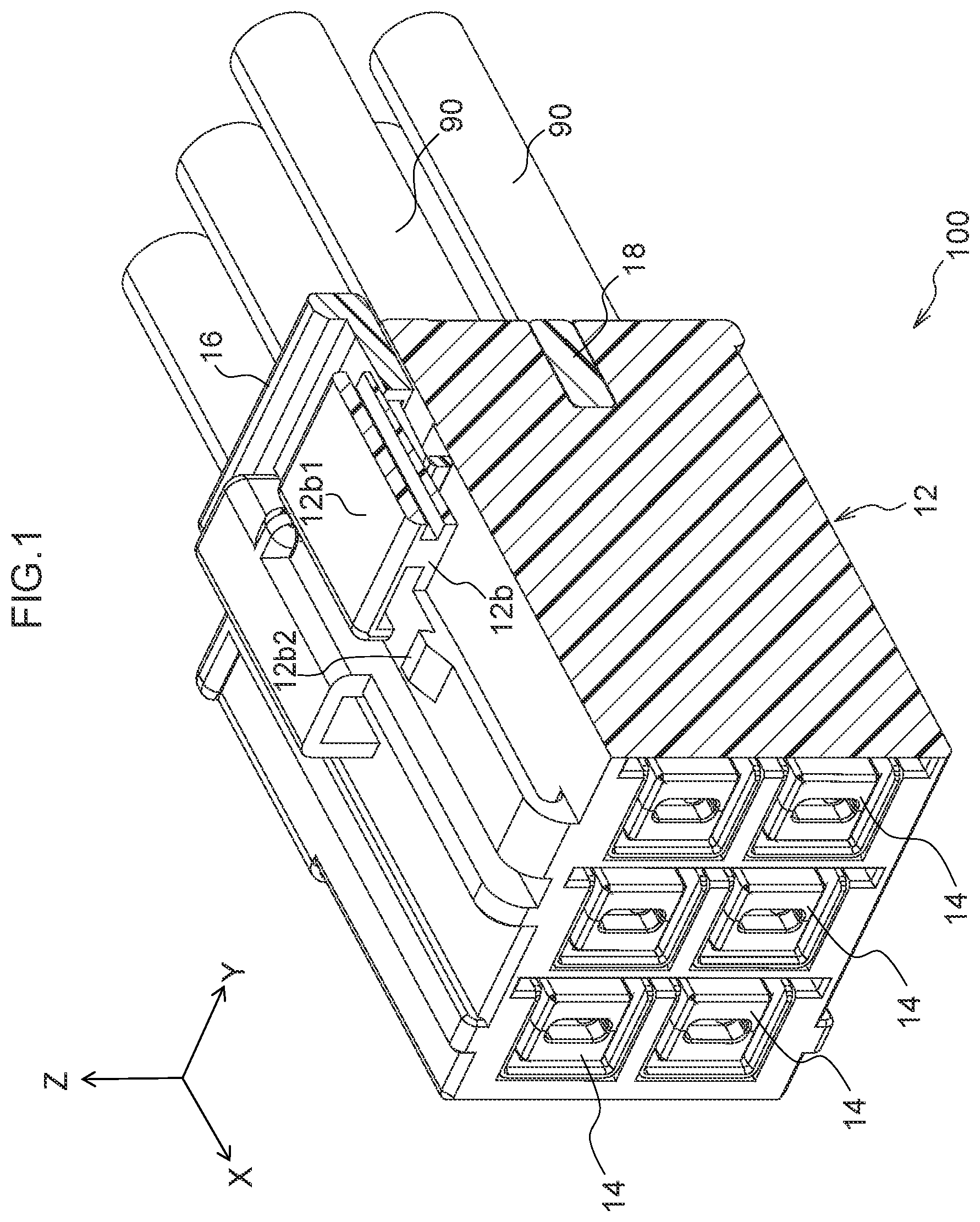 Patent US12586960 — Terminal unit, and connector including the same — Figure 1