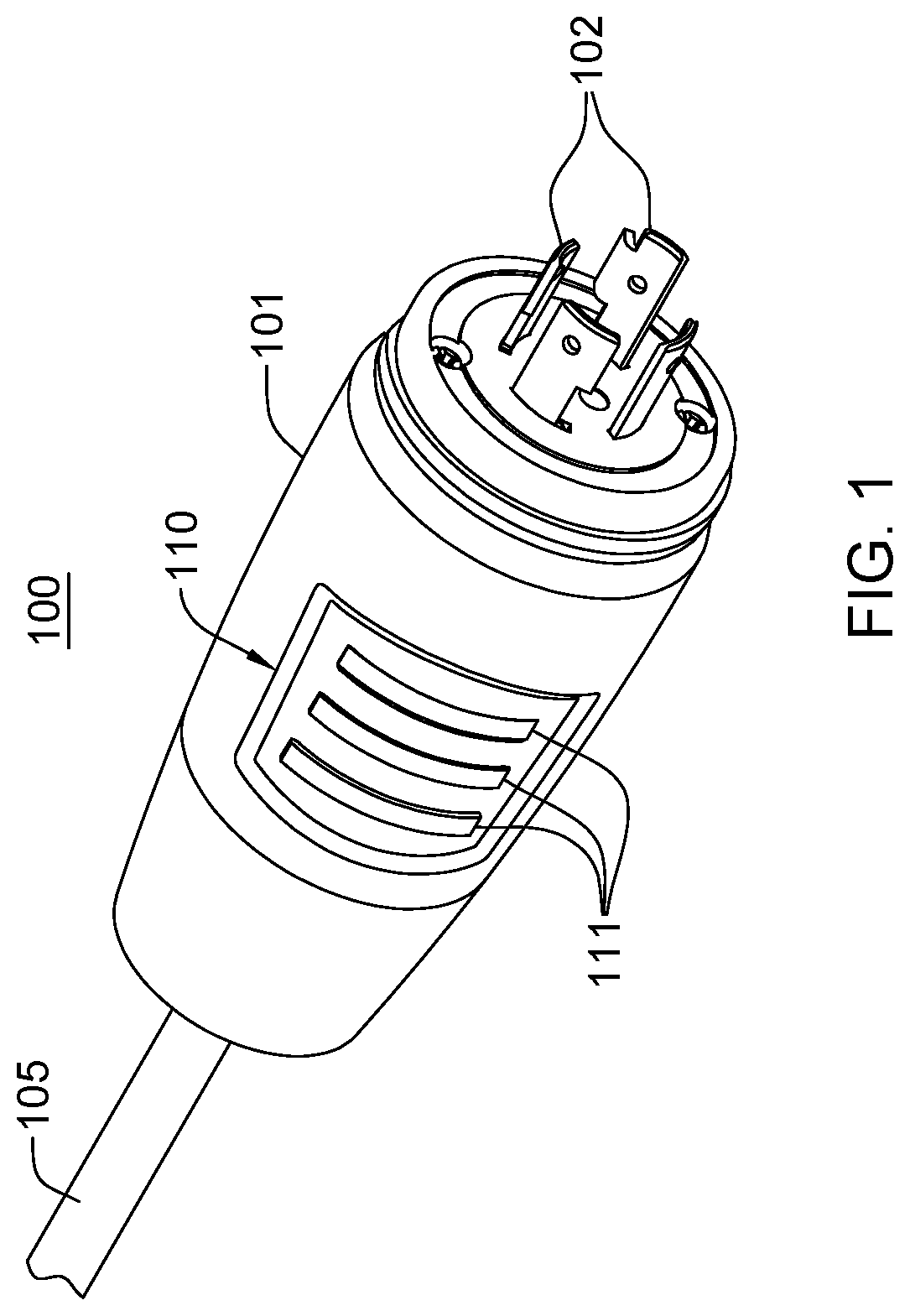 Patent US12586962 — Electrical connectors with integral fault detection and indication — Figure 1