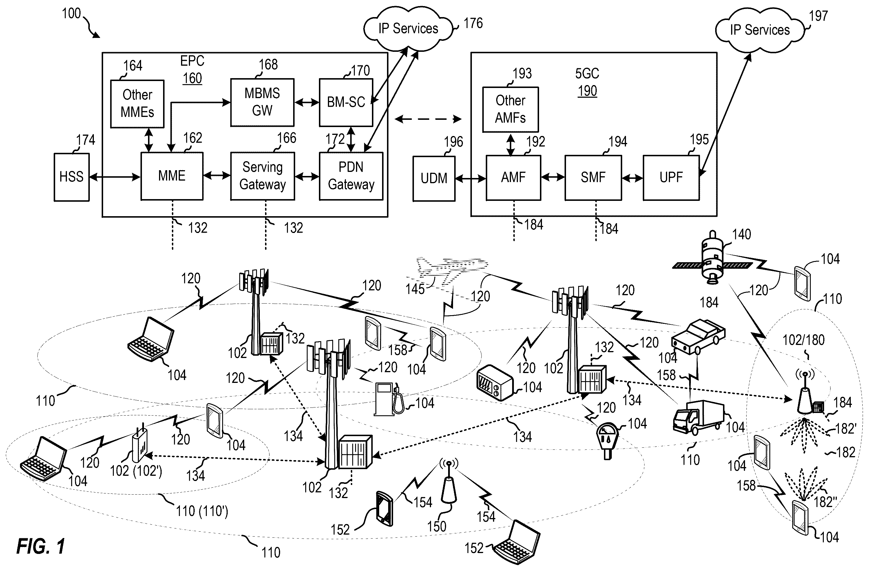 Patent US12588073 — Physical random access channel enhancement for inter-cell multiple transmission and reception point — Figure 1