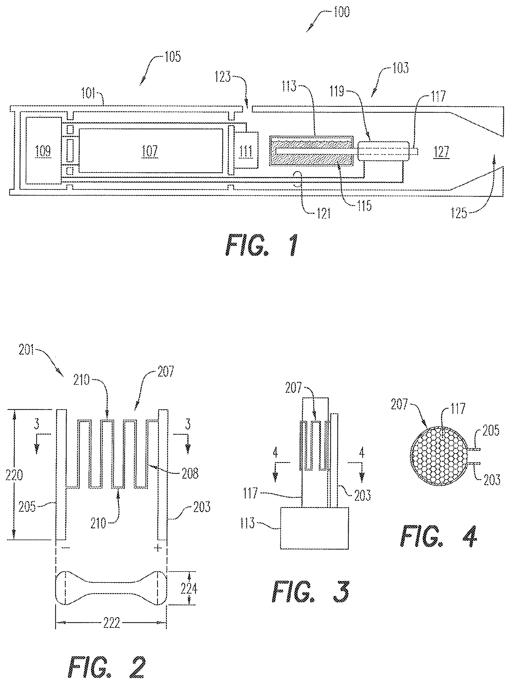 Patent US12588111 — Heater for an electrically heated aerosol generating system — Figure 1