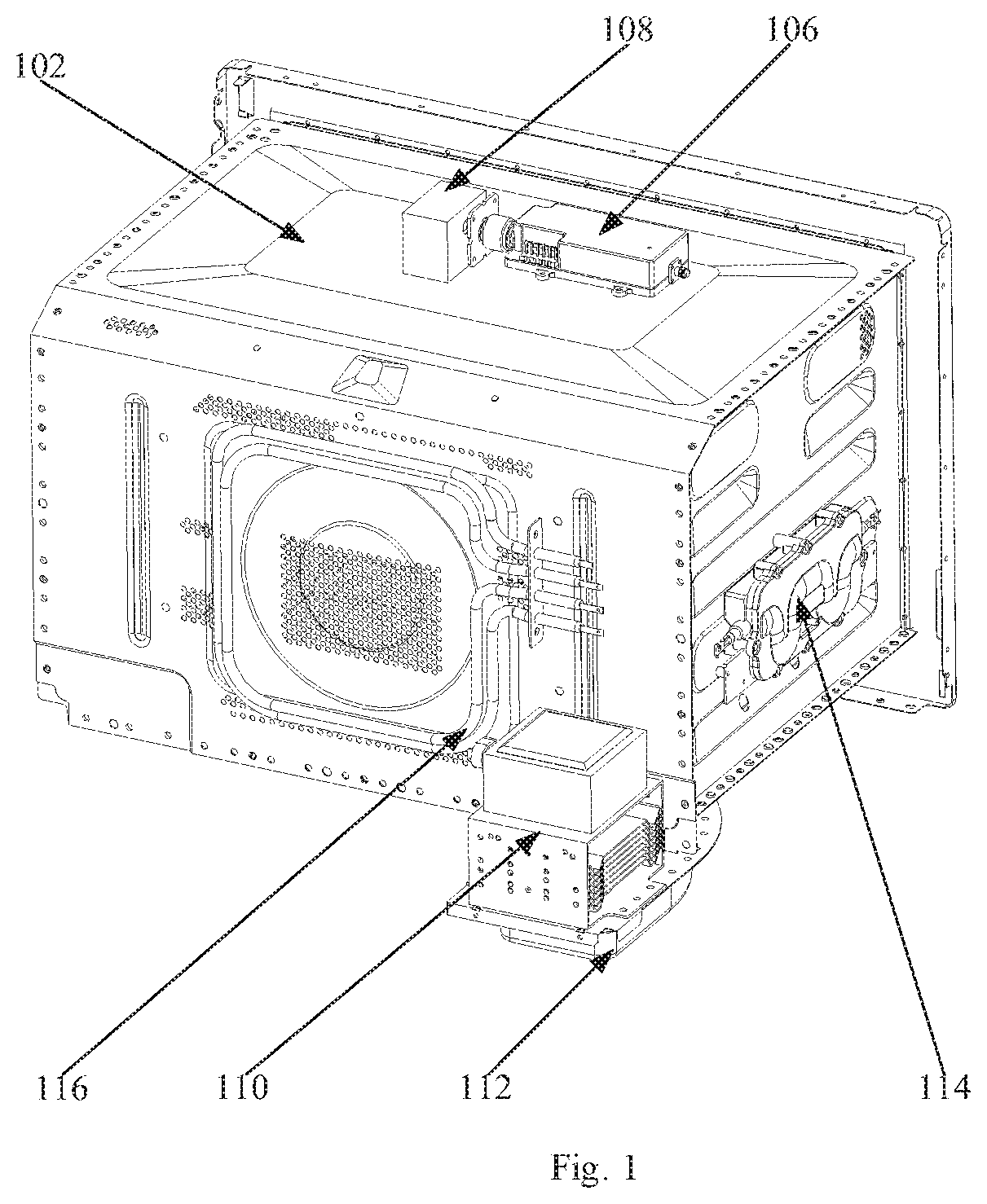 Patent US12588116 — Microwave cooking apparatus, control method and storage medium — Figure 1