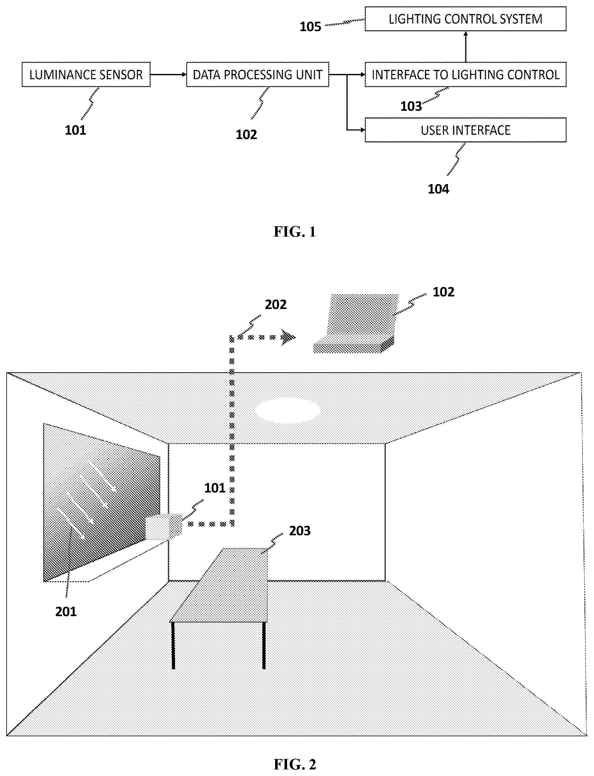 Patent US12588123 — Cyber-physical system for real-time daylight evaluation — Figure 1