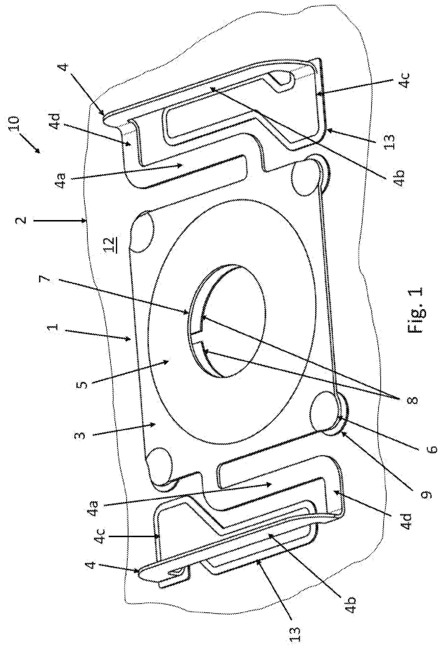 Patent US12588144 — Component for surface soldering installation on a circuit board, associated use and assembly — Figure 1