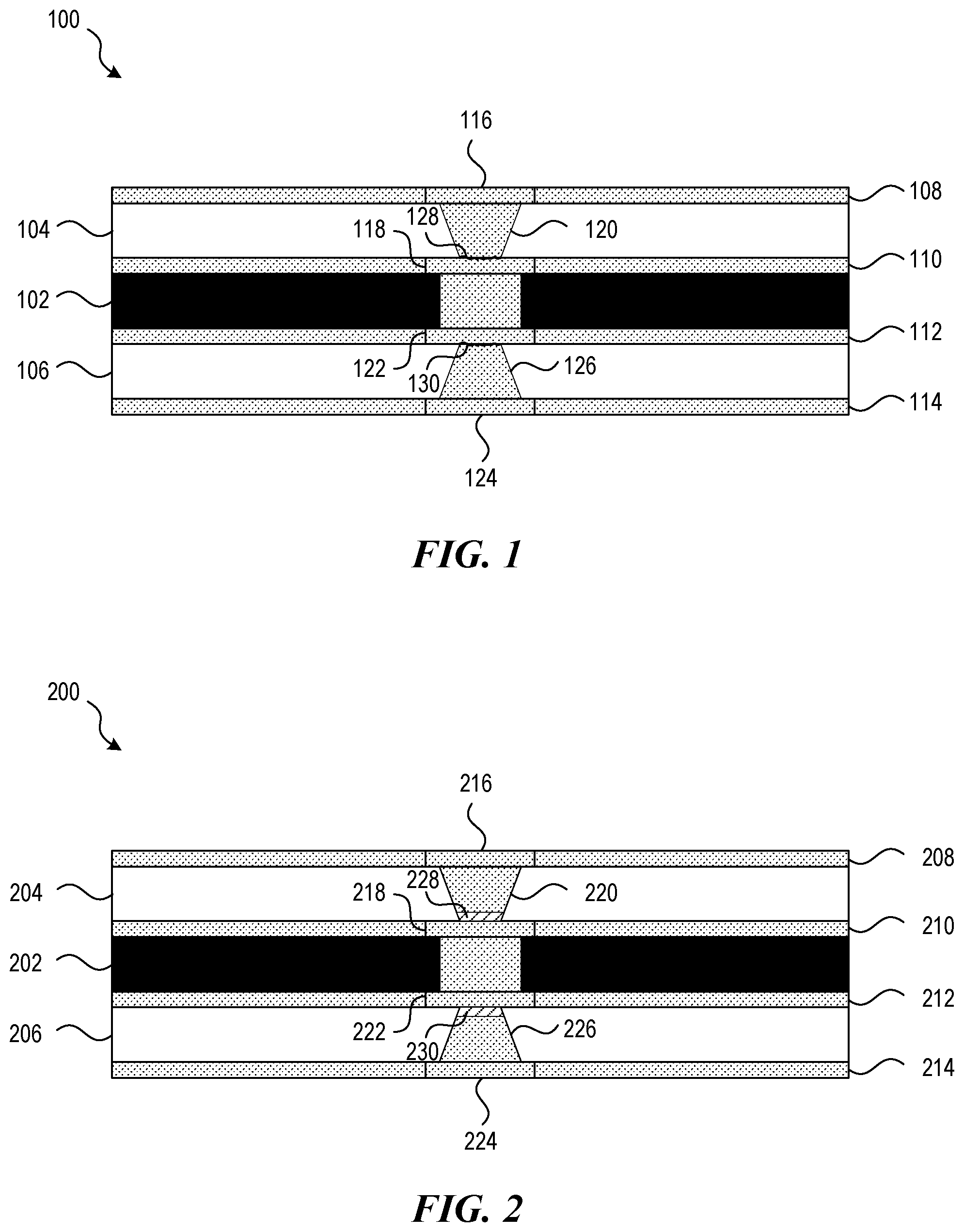 Patent US12588147 — Filling cracks on a substrate via — Figure 1